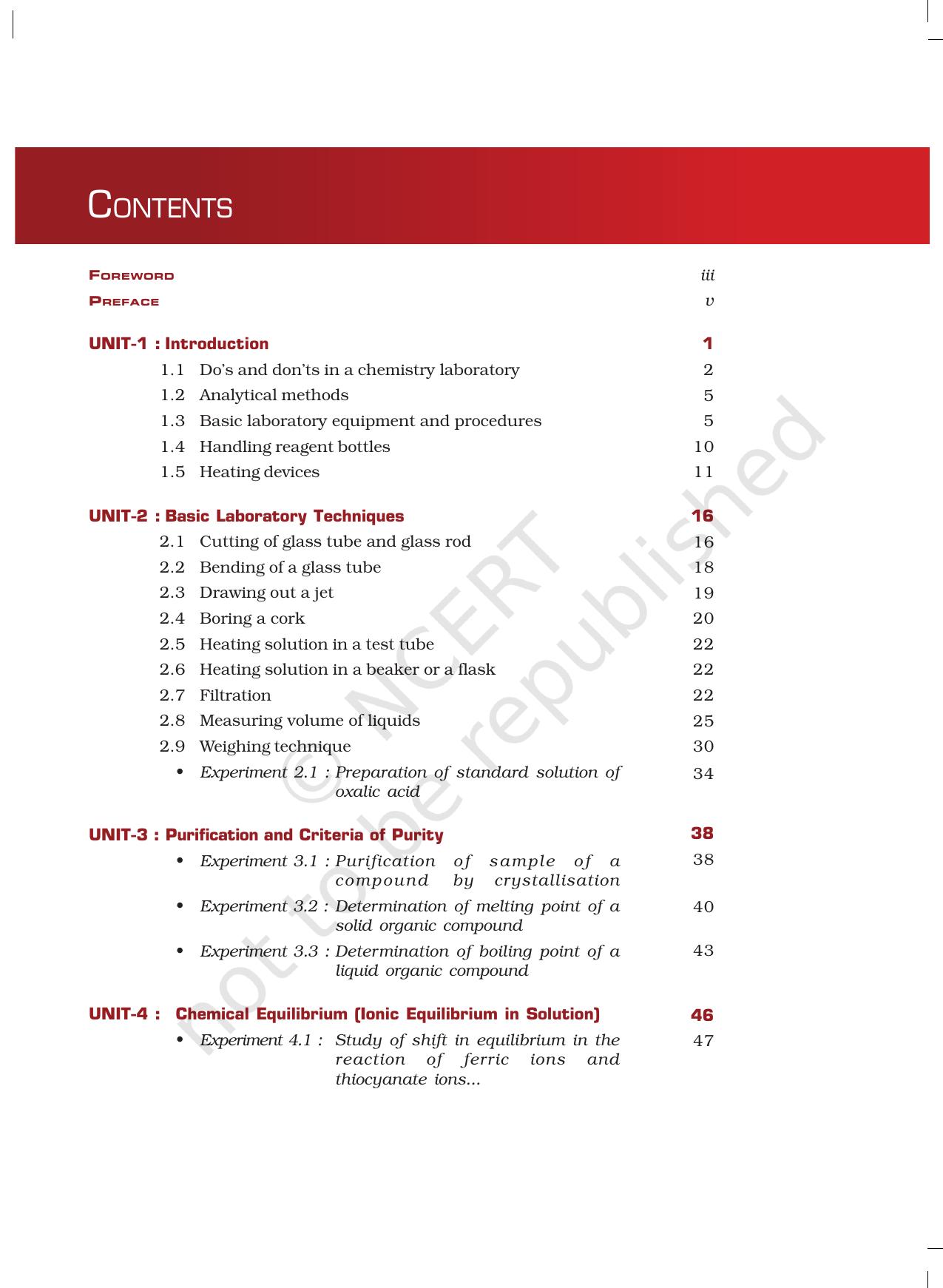 NCERT Laboratory Manuals for Class XI Chemistry - Unit-1 Introduction - Page 9