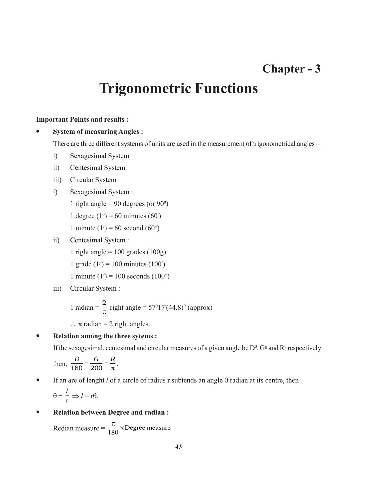 Tripura Board Class 11 Mathematics English Version Workbooks - Page 43