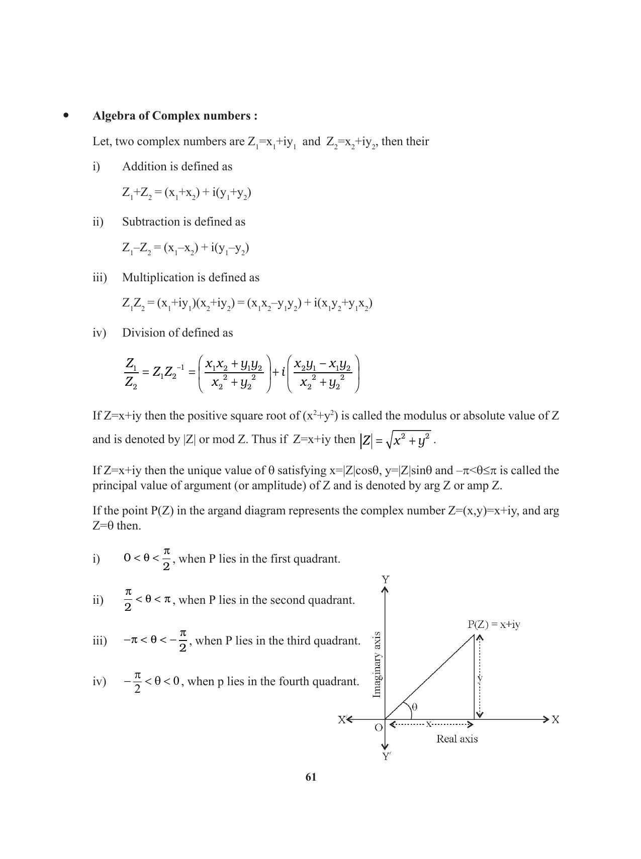 Tripura Board Class 11 Mathematics English Version Workbooks - Page 61