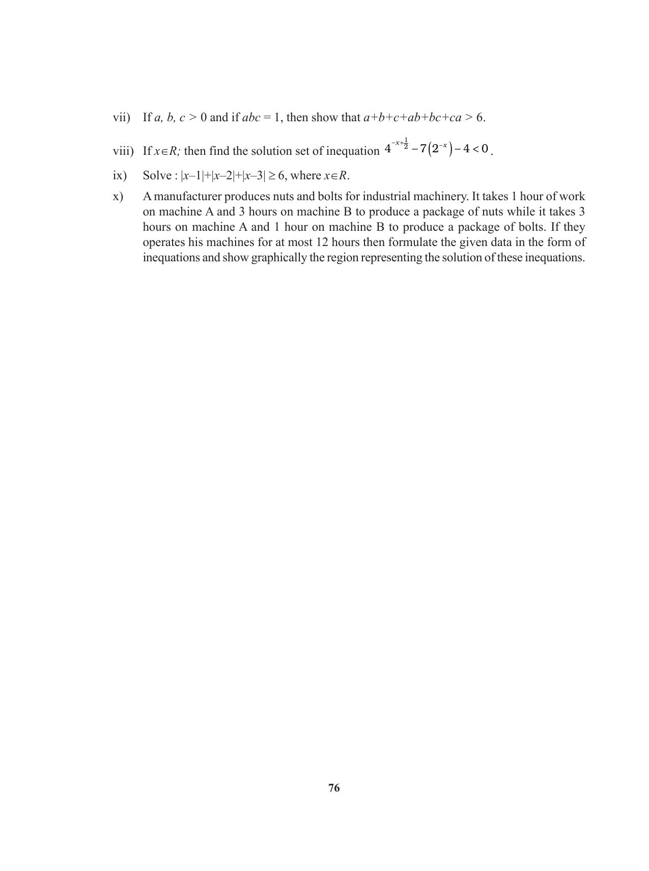 Tripura Board Class 11 Mathematics English Version Workbooks - Page 76
