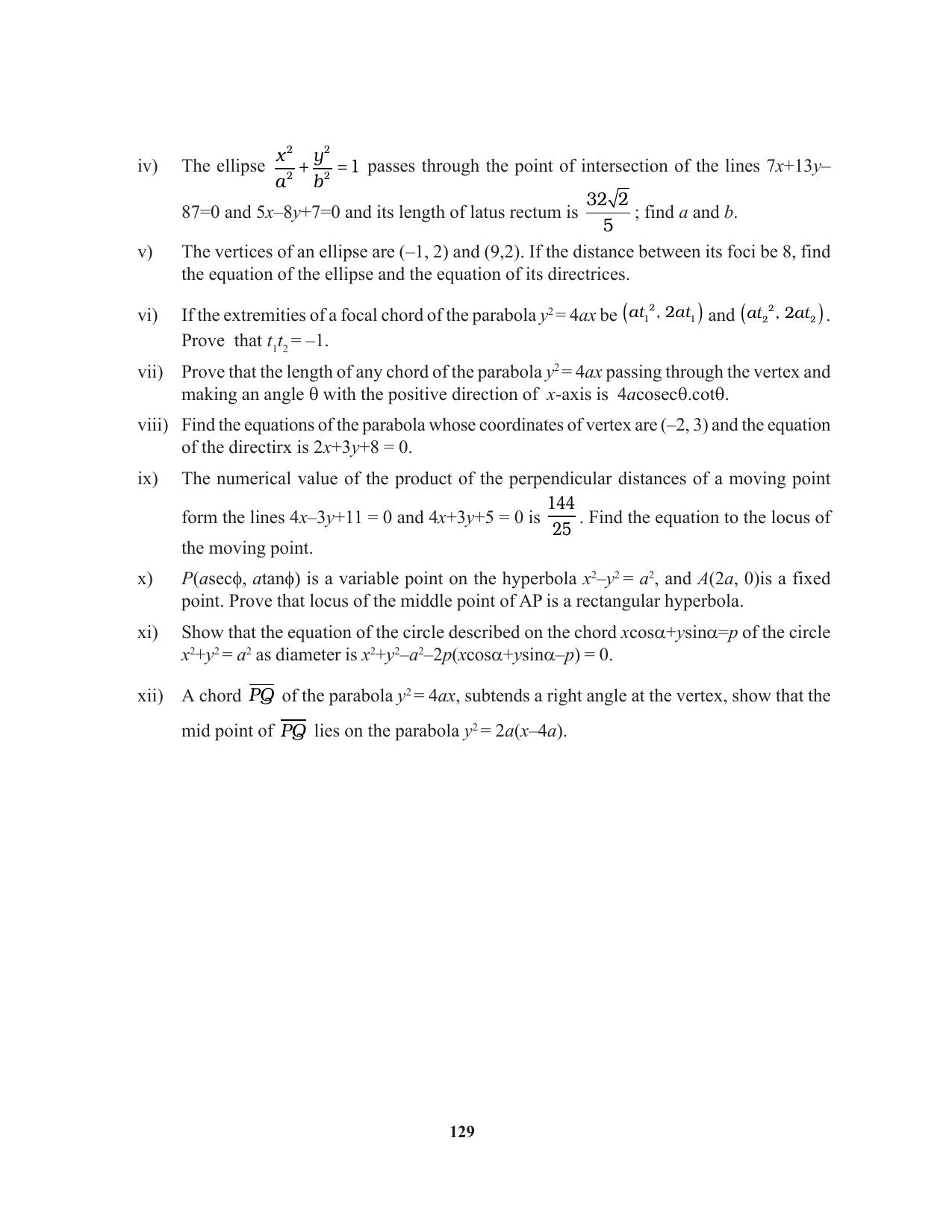 Tripura Board Class 11 Mathematics English Version Workbooks - Page 129