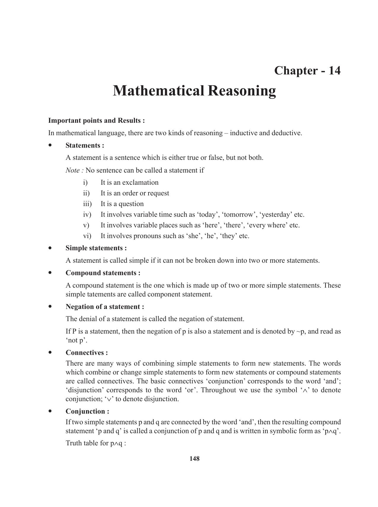 Tripura Board Class 11 Mathematics English Version Workbooks - Page 148