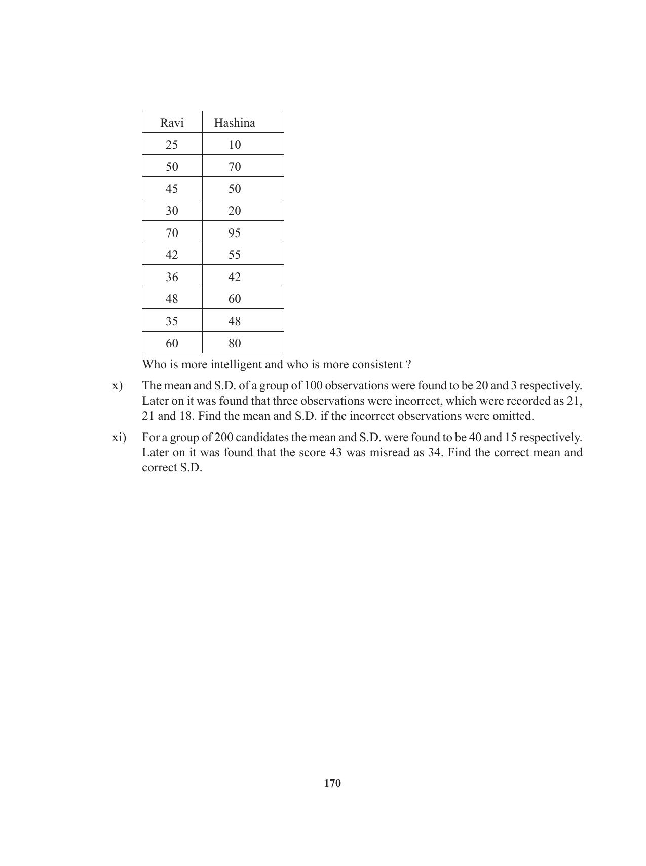 Tripura Board Class 11 Mathematics English Version Workbooks - Page 170