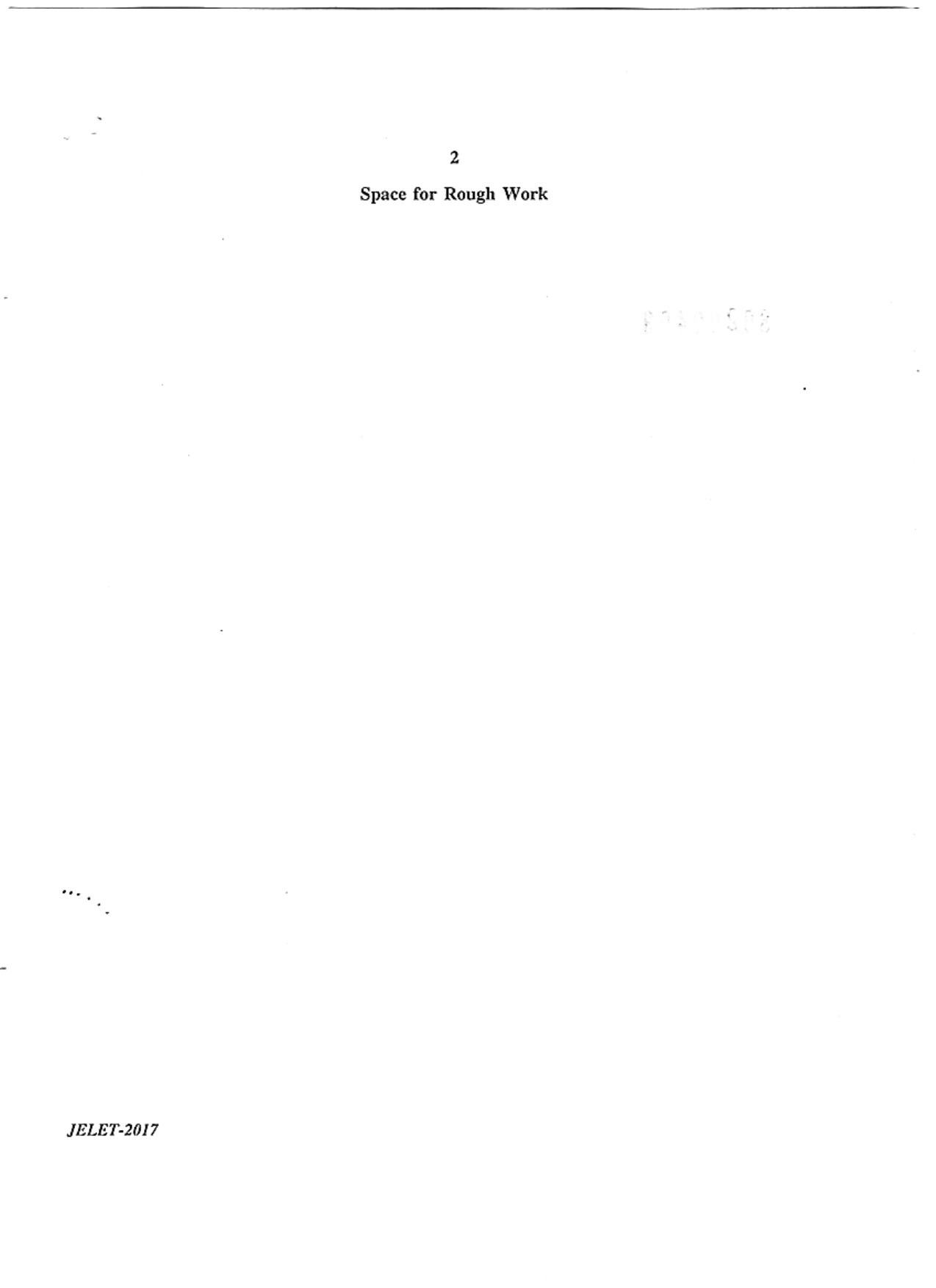 WBJEE  JELET 2017 ( Pharmacy ) - Page 2