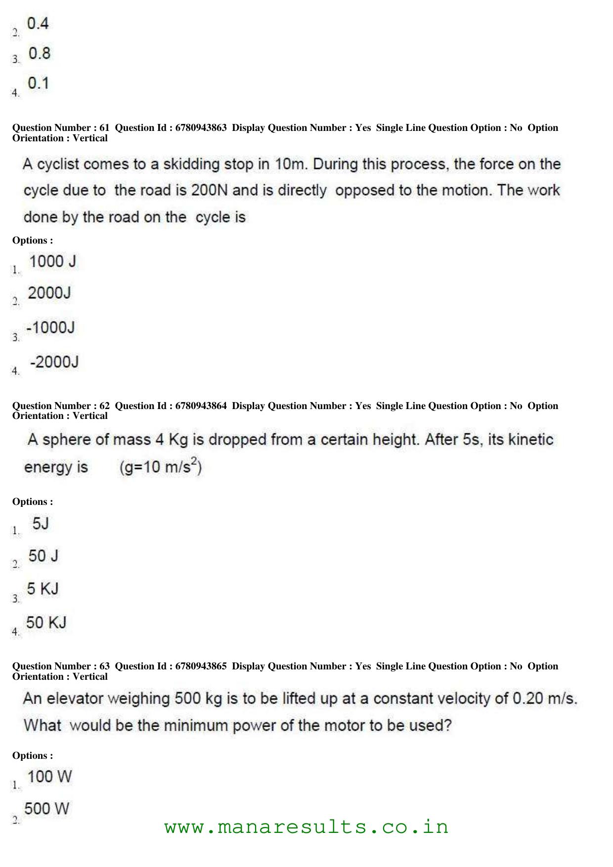 AP ECET 2017 Bio Technology Old Previous Question Papers - Page 21