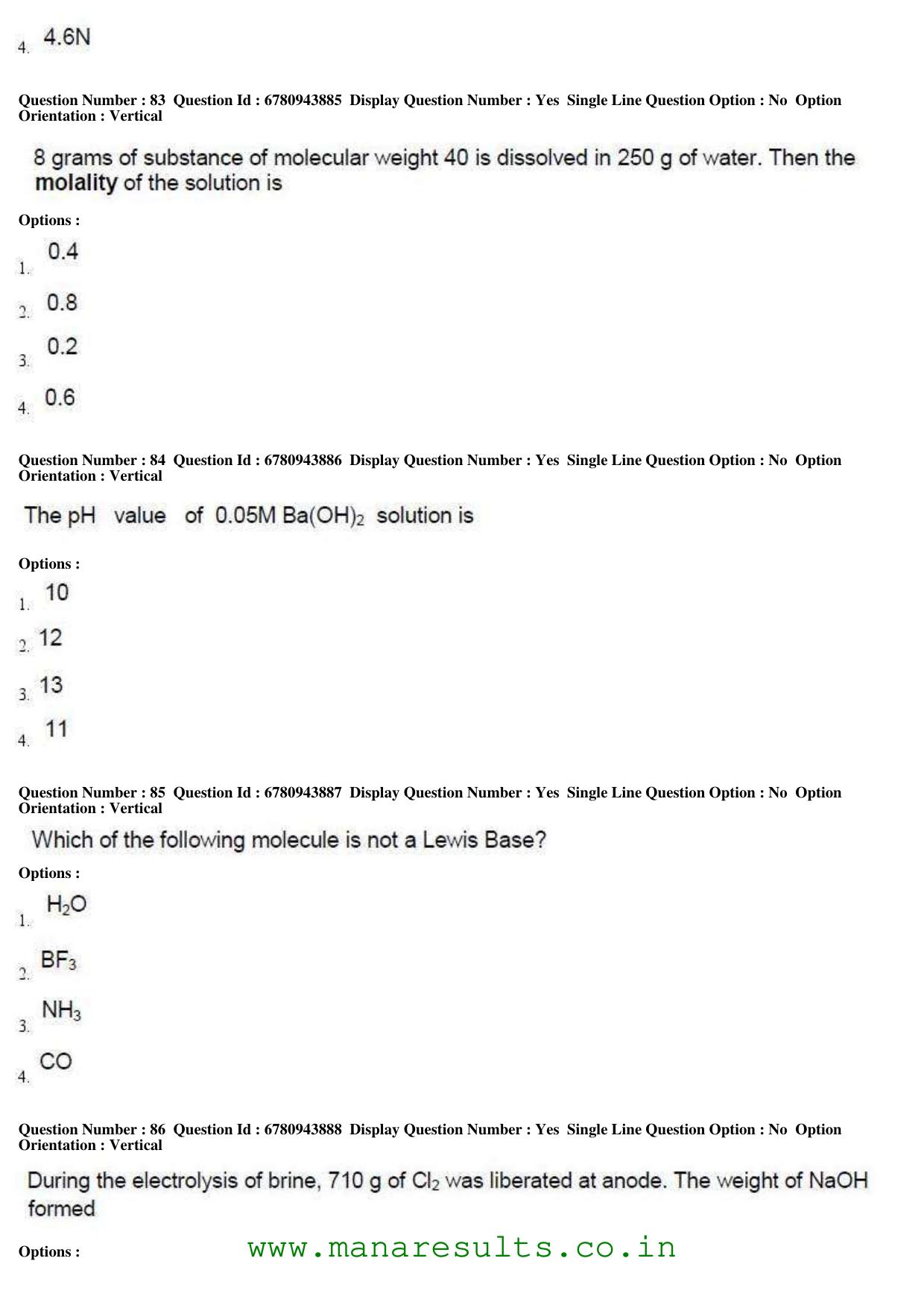 AP ECET 2017 Bio Technology Old Previous Question Papers - Page 28