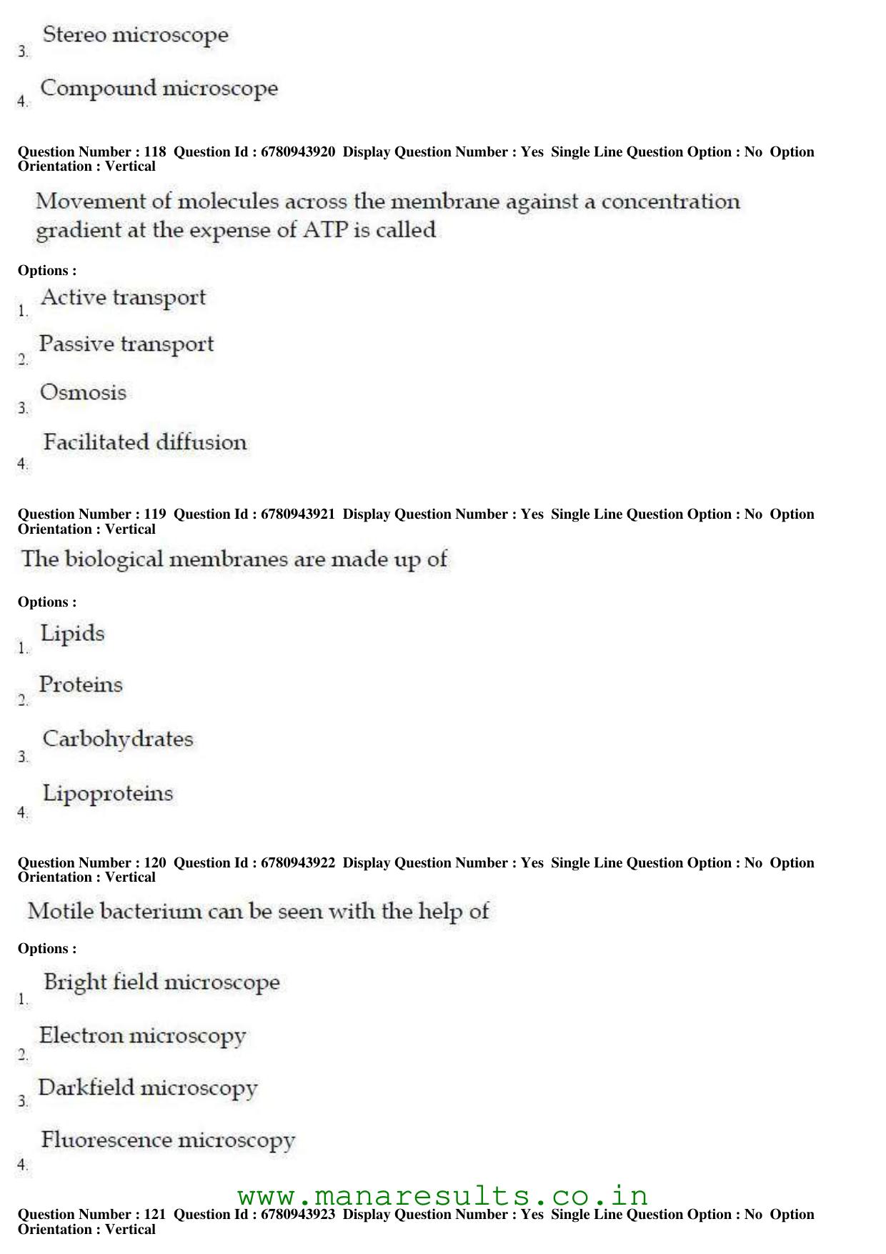 AP ECET 2017 Bio Technology Old Previous Question Papers - Page 38