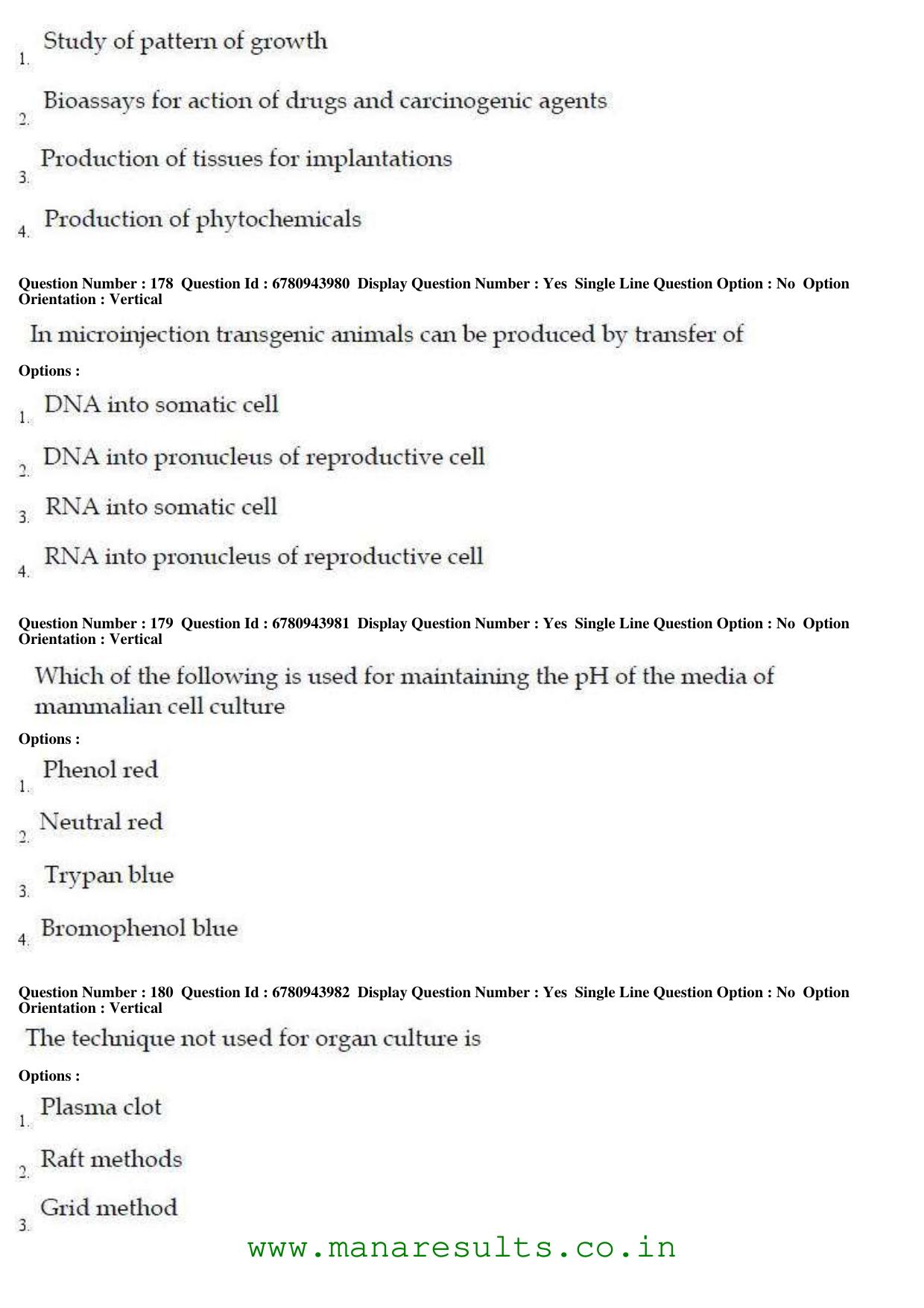 AP ECET 2017 Bio Technology Old Previous Question Papers - Page 56