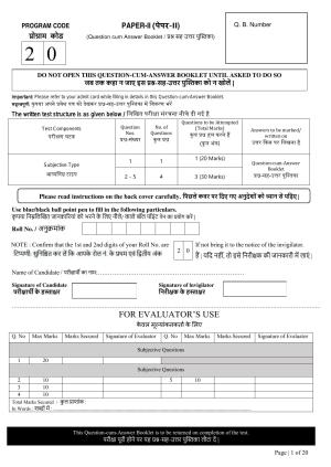 FTII JET Three Year Post Graduate Diploma in Sound Recording and Sound Design (Film Wing) Part II 2021 Question Paper