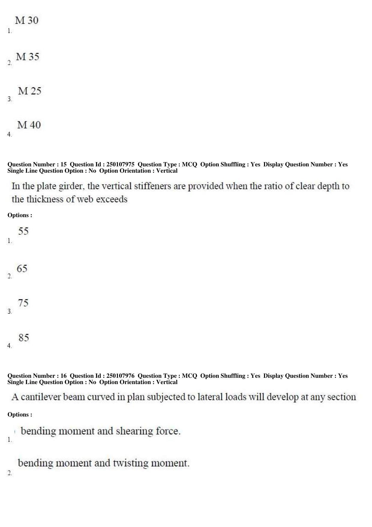 TS PGECET 2019: Civil Engineering Question Papers - Page 8