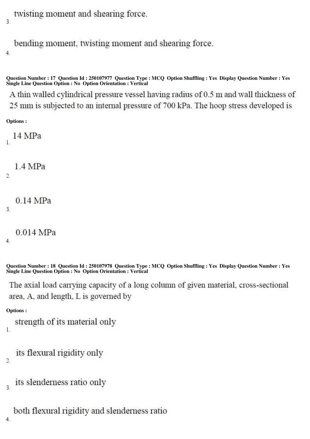 TS PGECET 2019: Civil Engineering Question Papers - Page 9