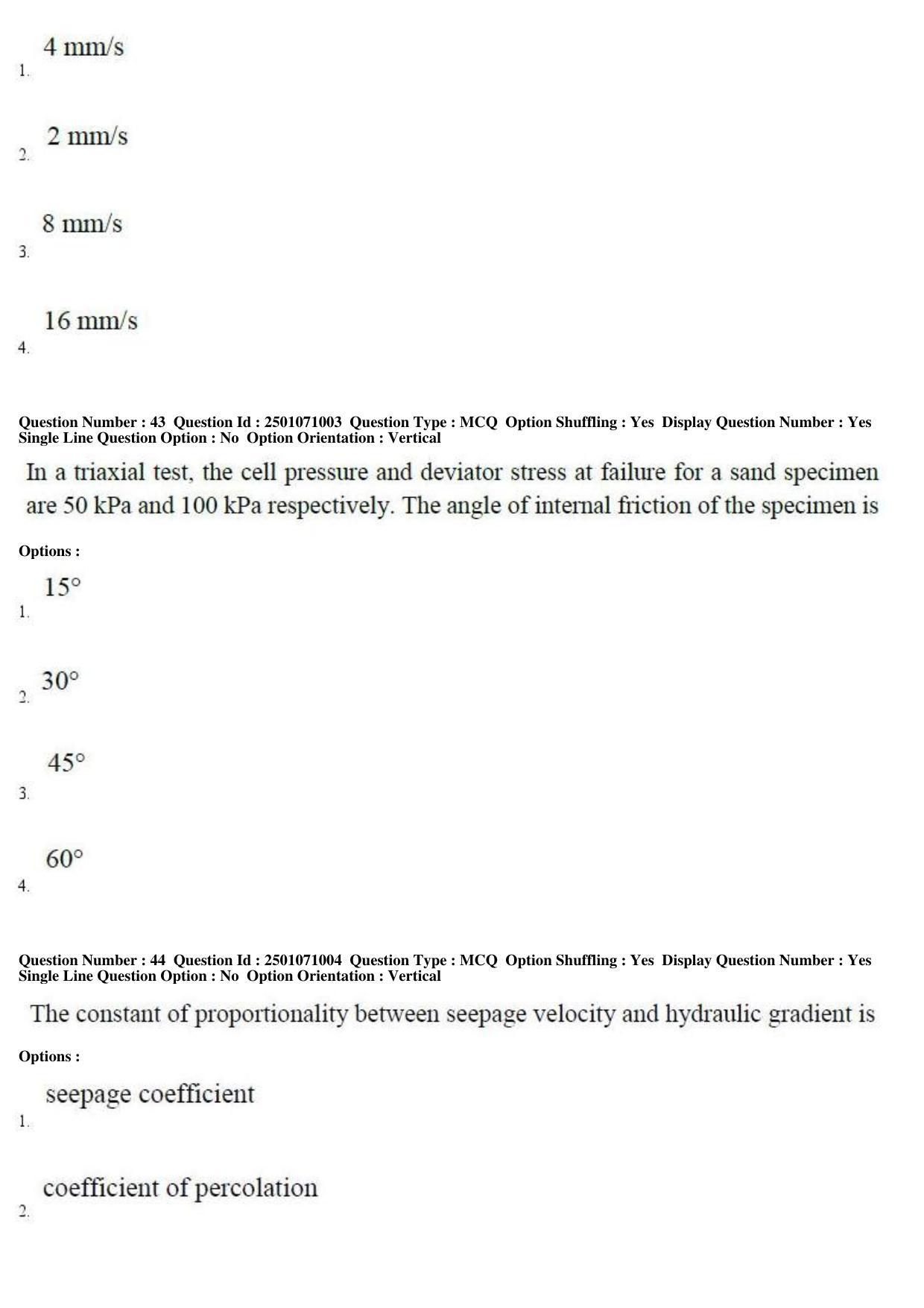 TS PGECET 2019: Civil Engineering Question Papers - Page 21