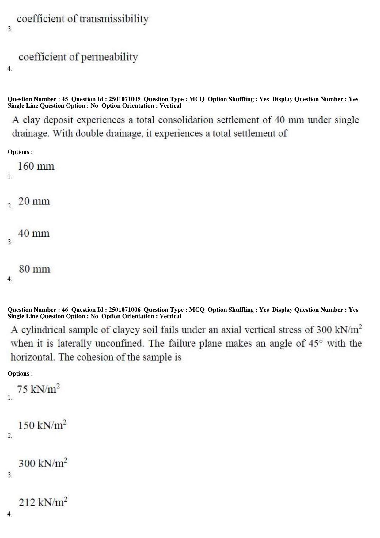 TS PGECET 2019: Civil Engineering Question Papers - Page 22