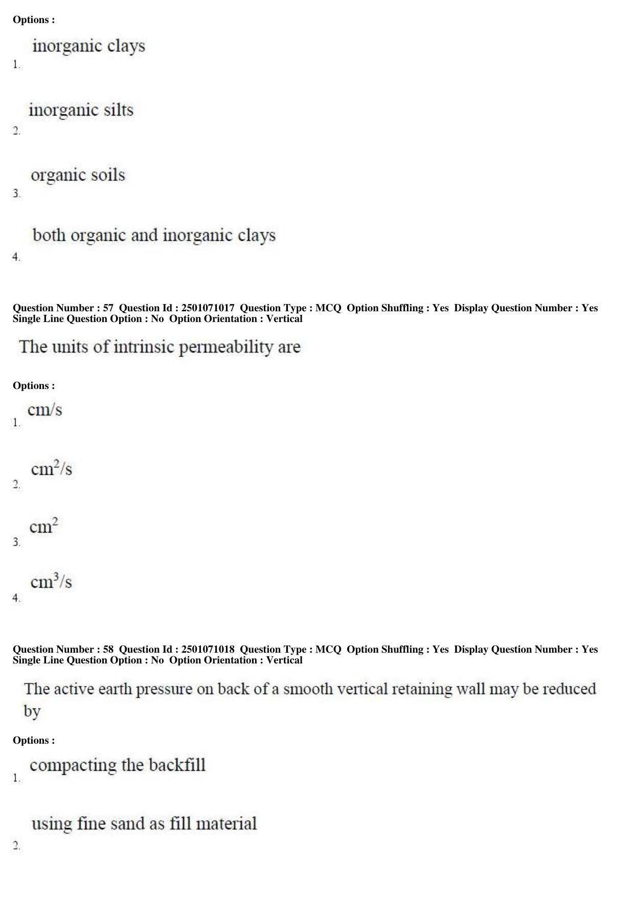 TS PGECET 2019: Civil Engineering Question Papers - Page 27