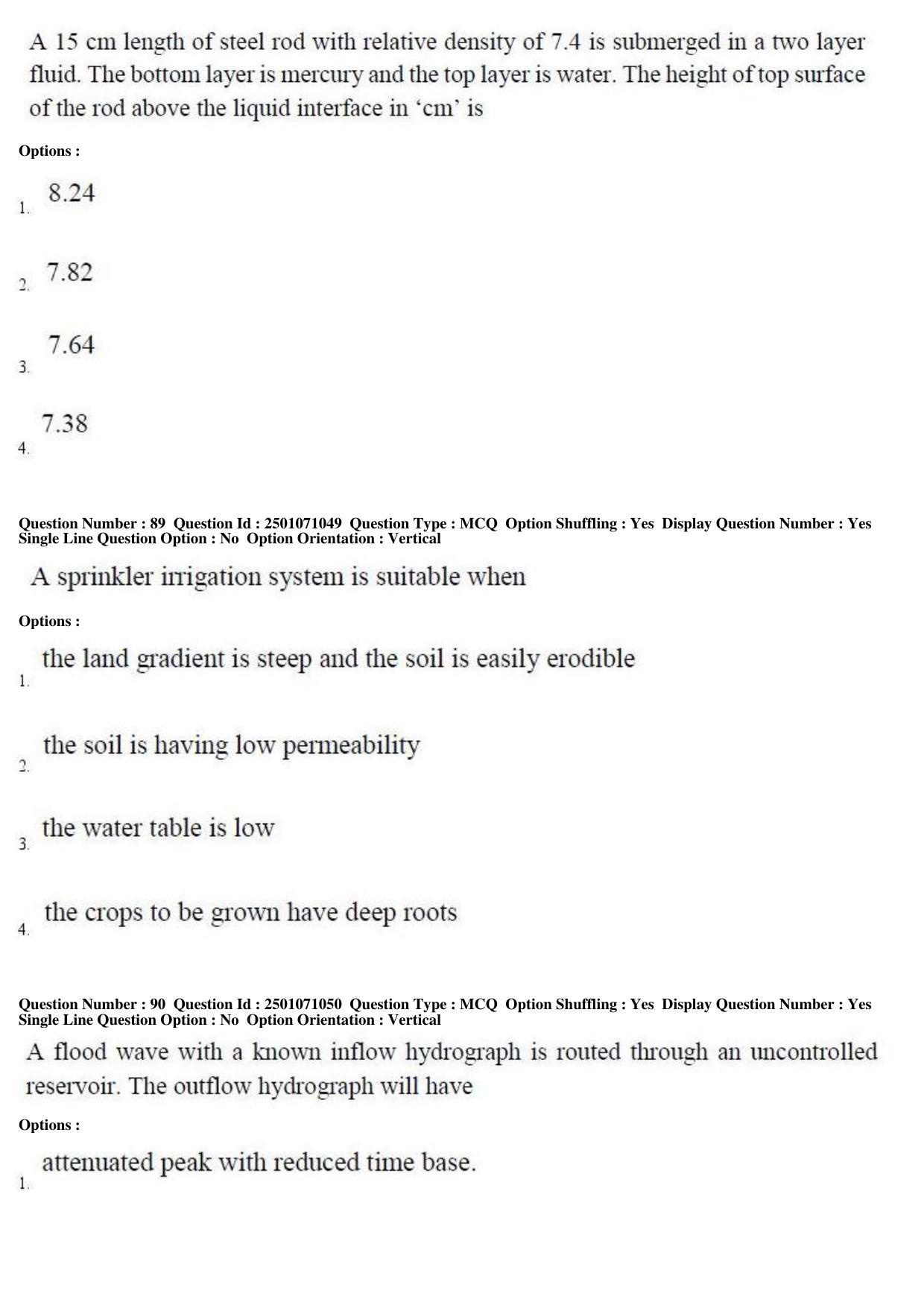 TS PGECET 2019: Civil Engineering Question Papers - Page 41