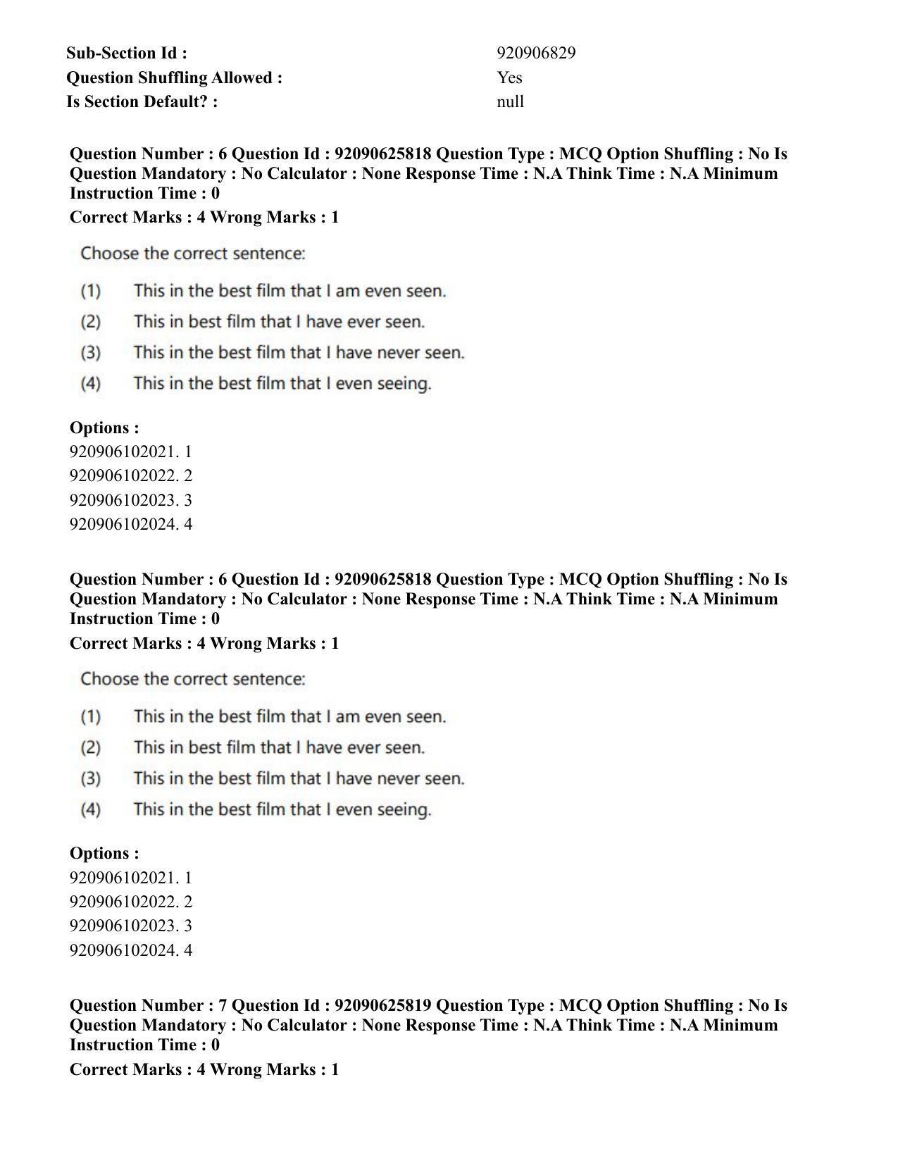 CUET PG 2023: SCQP28 – Zoology (Eng) - Shift 1 (26-06-2023) Question Paper - Page 8