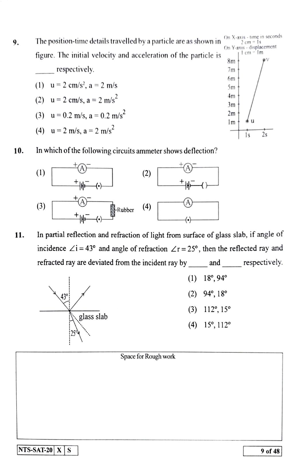 Maharashtra NTSE 2021 Kannada SAT Question Paper - Page 9
