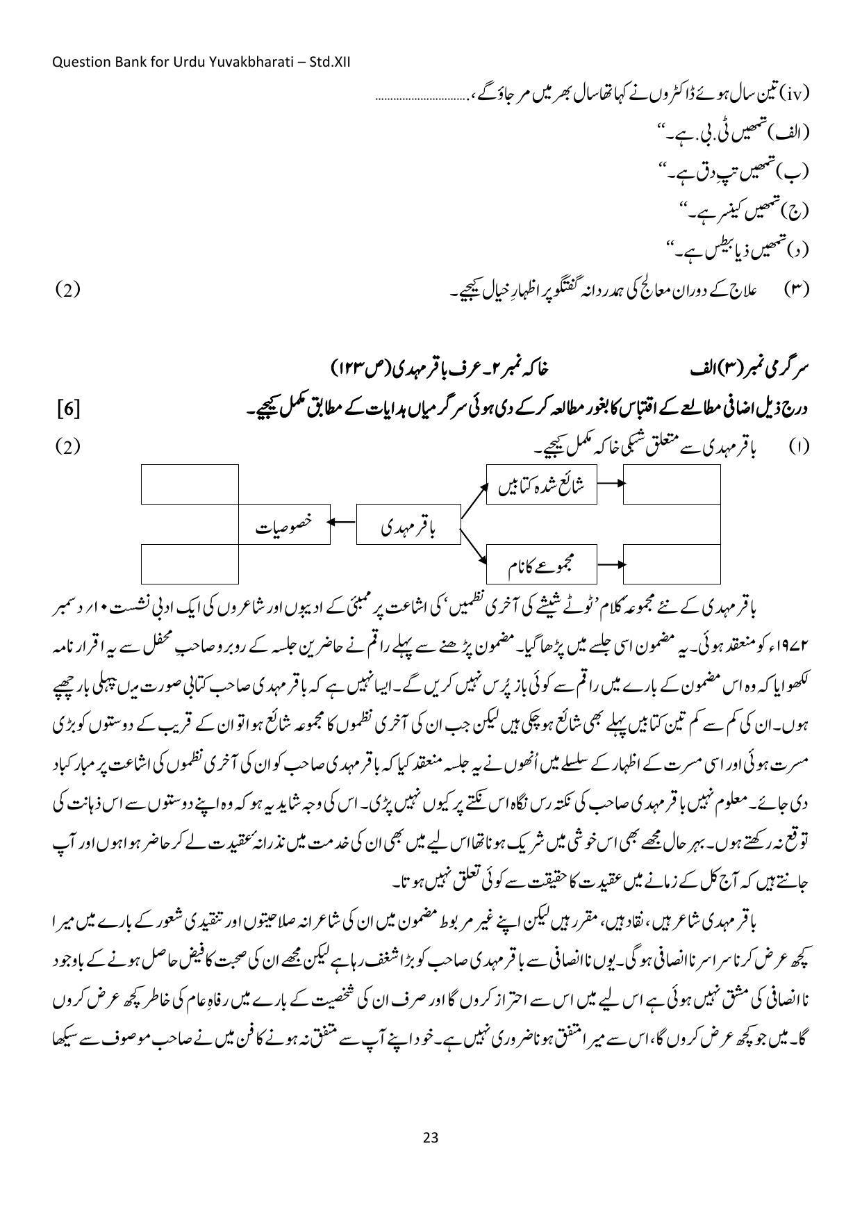 Maharashtra Board Class 12 Urdu Language Sample Paper (Urdu Medium) - Page 24