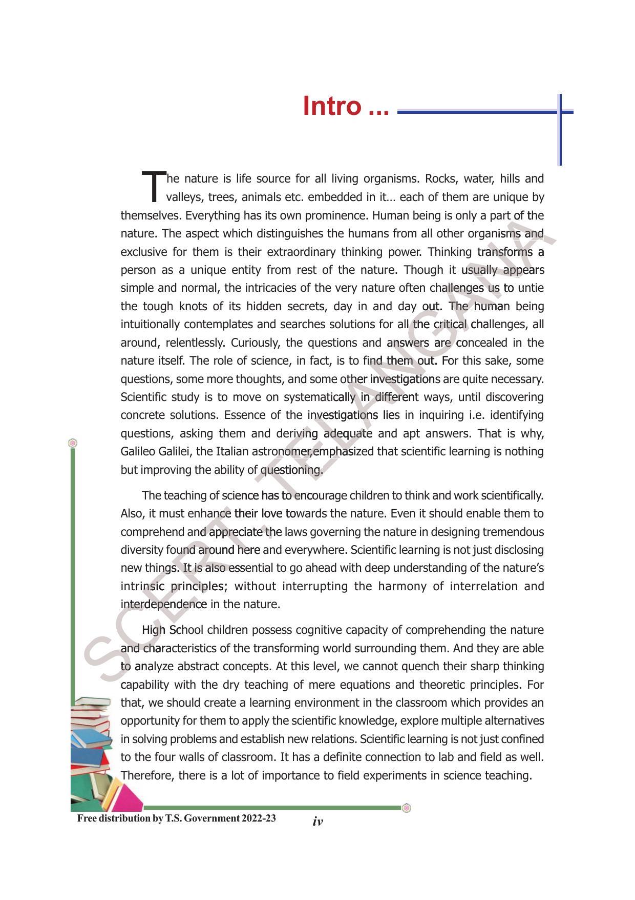 TS SCERT Class 8 Biological Science Path 2 (Telugu Medium) Text Book - Page 6