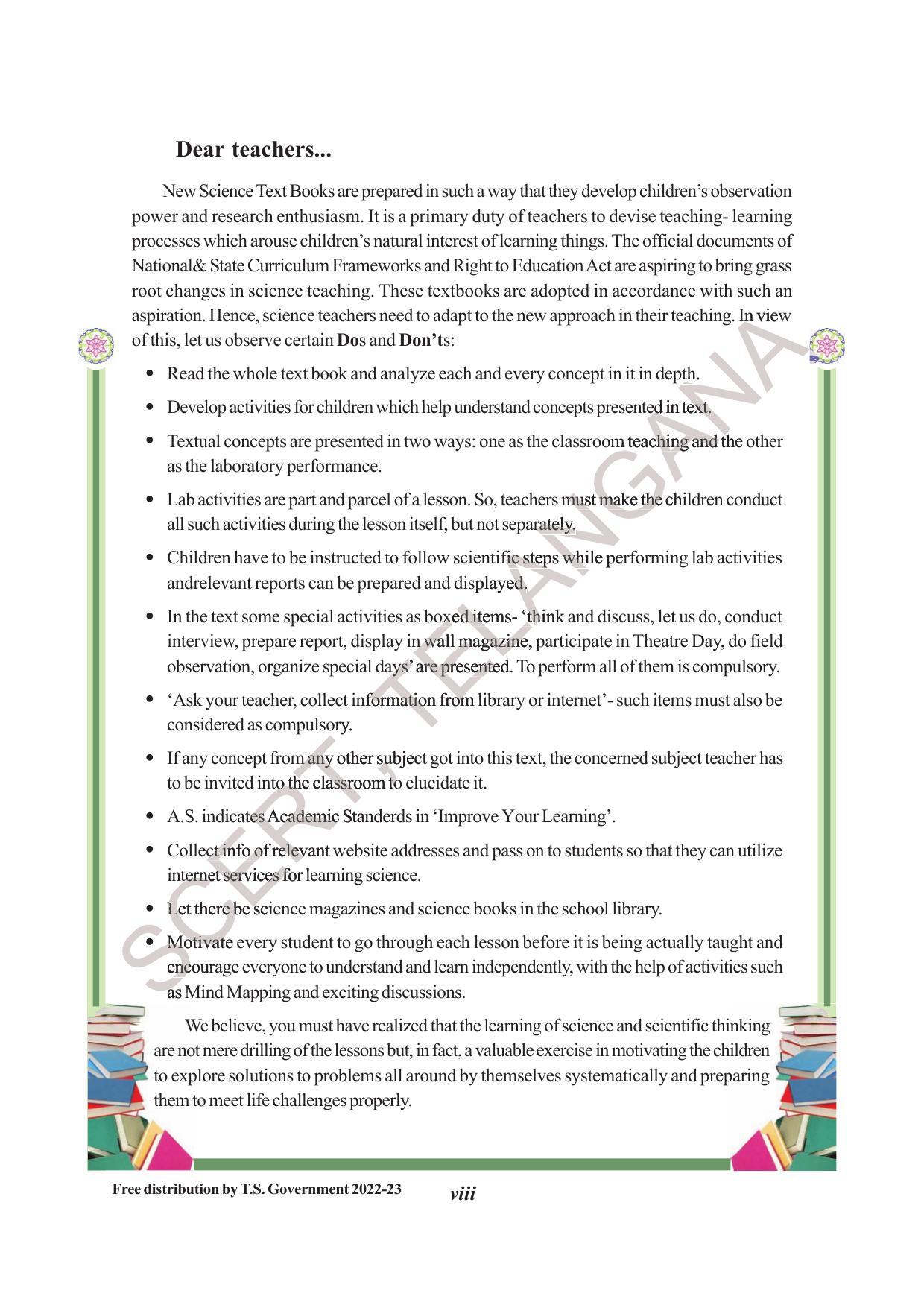 TS SCERT Class 8 Biological Science Path 2 (Telugu Medium) Text Book - Page 10