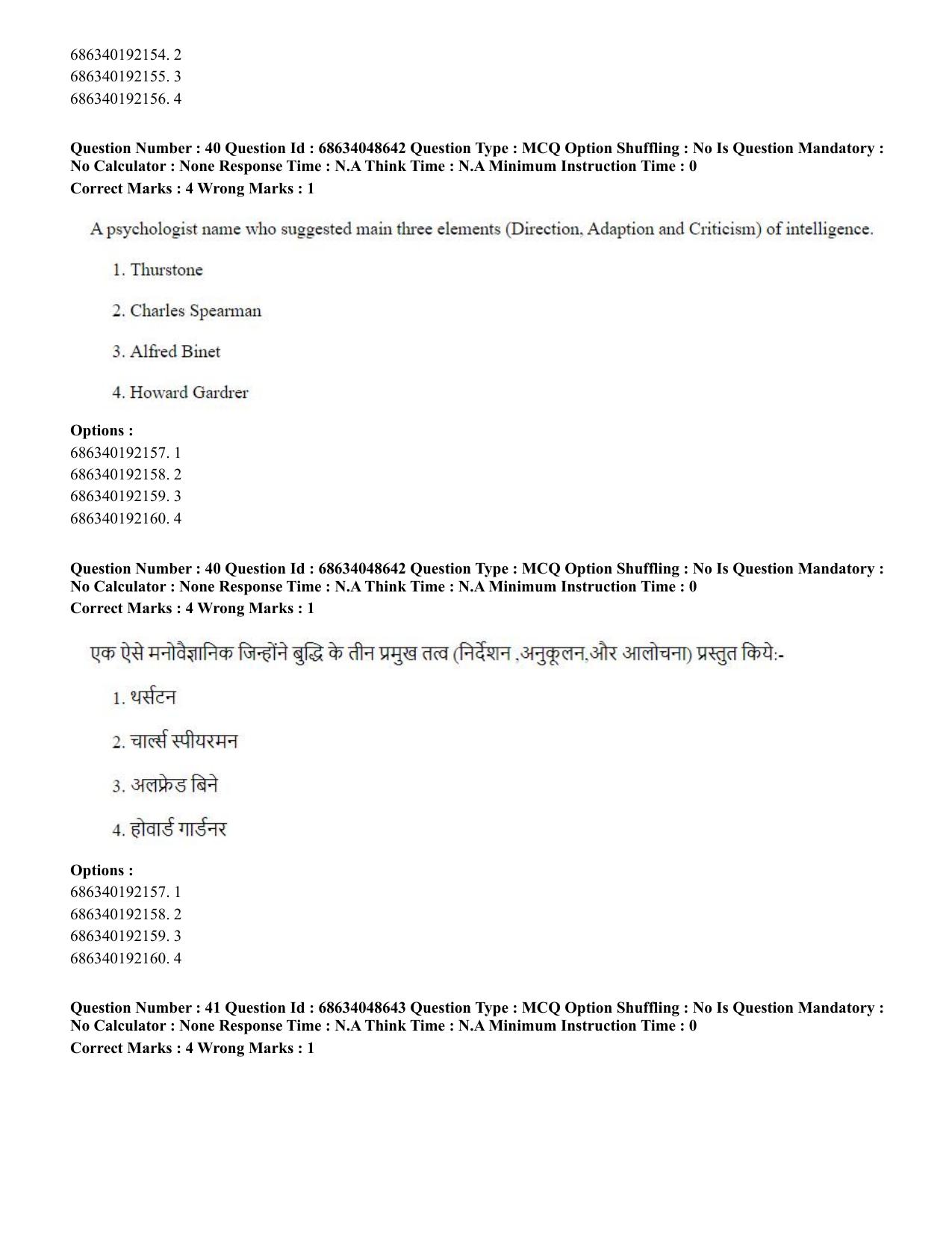 CUET PG 2023: COQP16 – MA Education (Hin)-Shift 2 (30-06-2023) Question Paper - Page 40