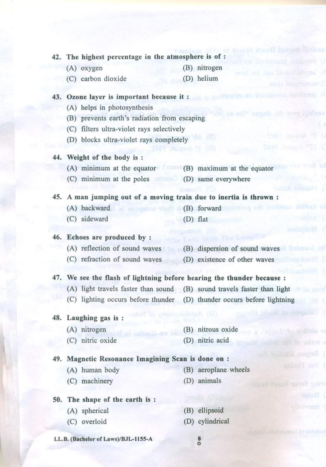 PU LLB 2016 Question Paper - Page 7