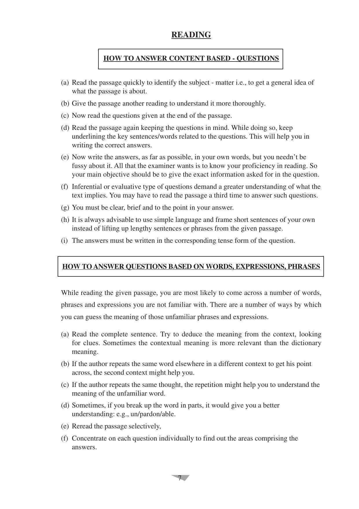 CBSE Worksheets for Class 10 English Assignment 11 - Page 7