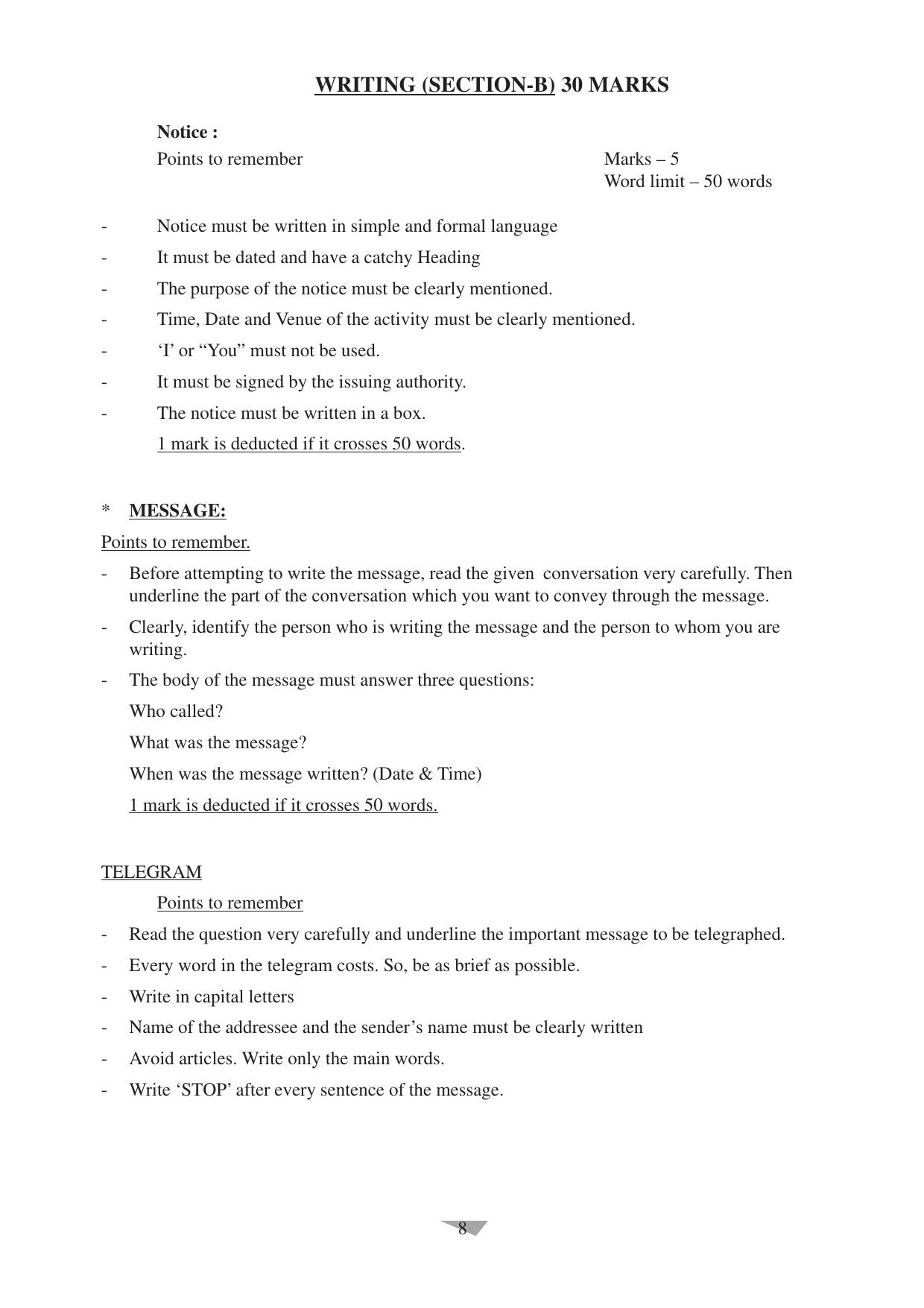 CBSE Worksheets for Class 10 English Assignment 11 - Page 8