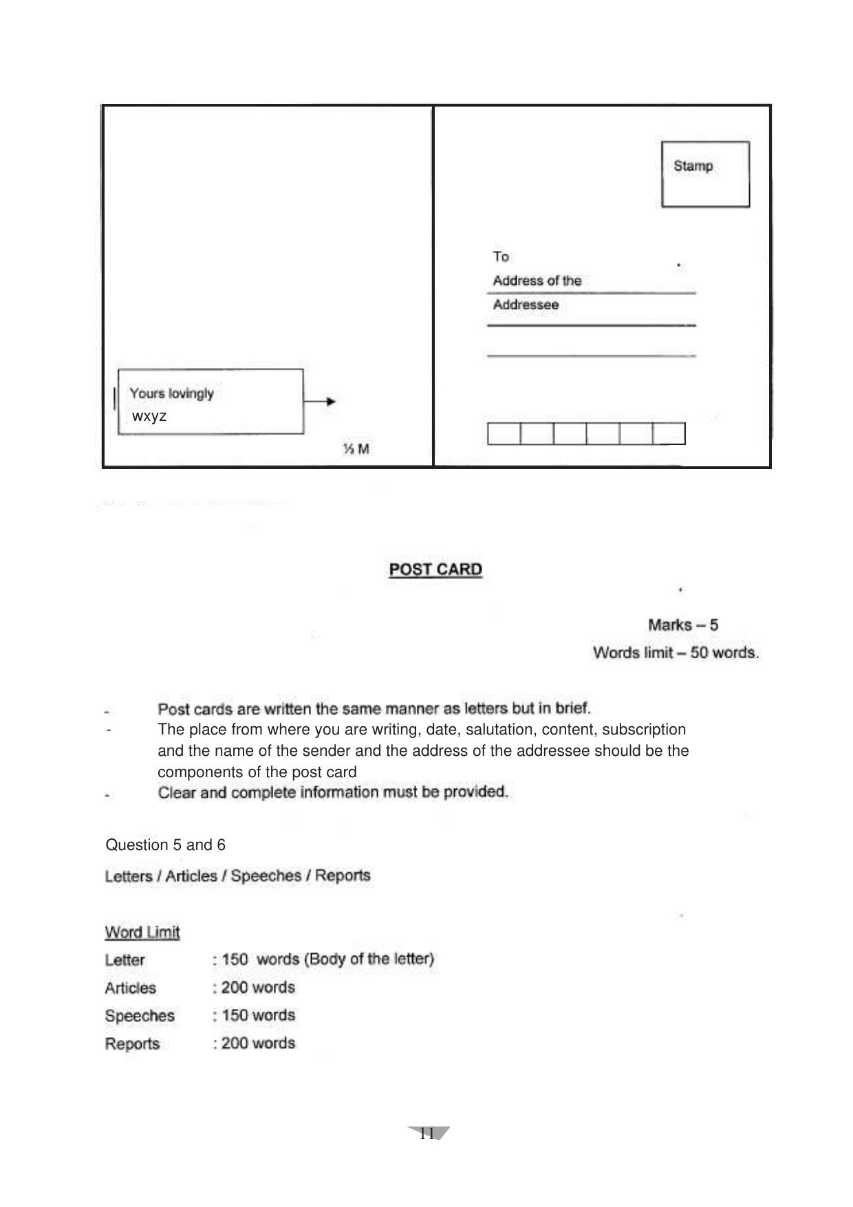 CBSE Worksheets for Class 10 English Assignment 11 - Page 11