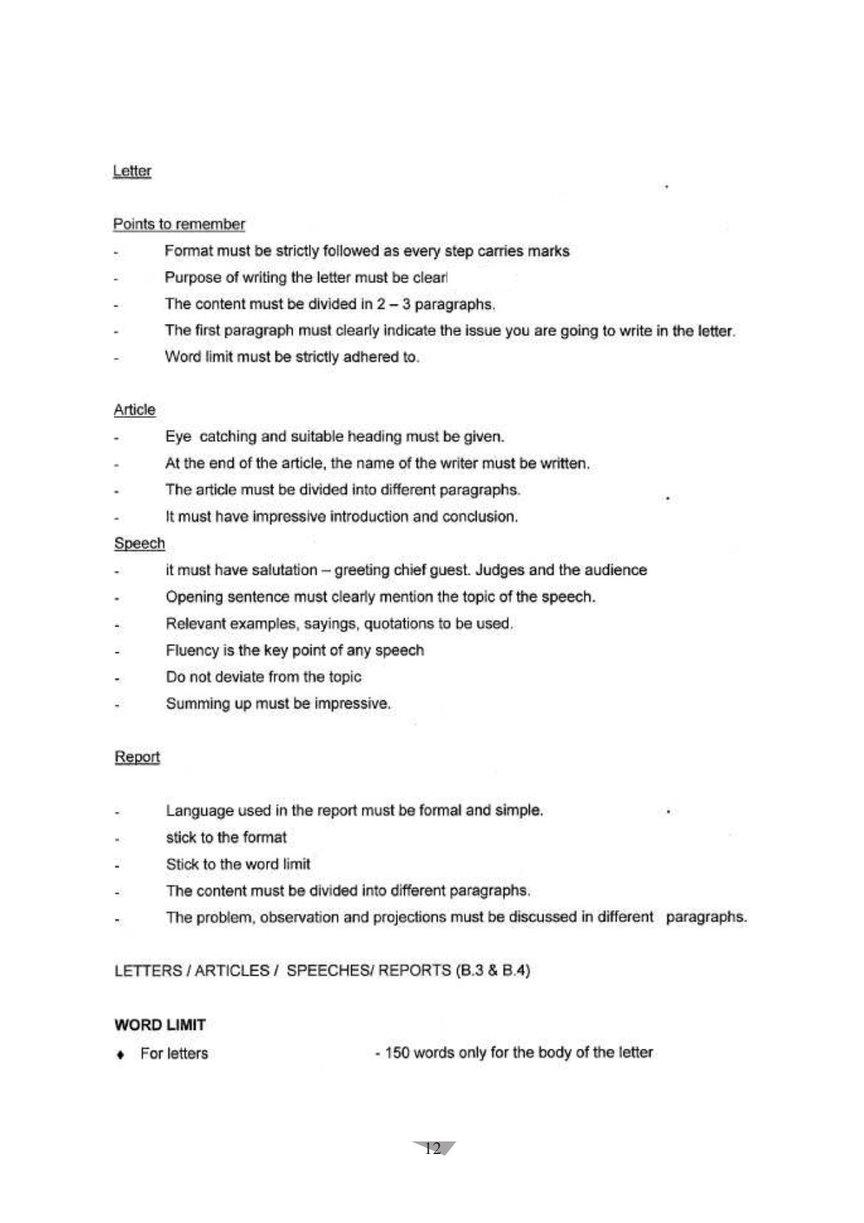 CBSE Worksheets for Class 10 English Assignment 11 - Page 12