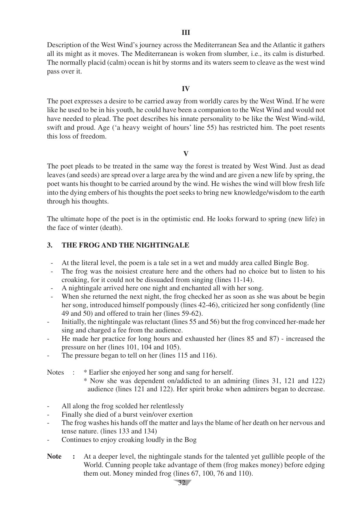 CBSE Worksheets for Class 10 English Assignment 11 - Page 32