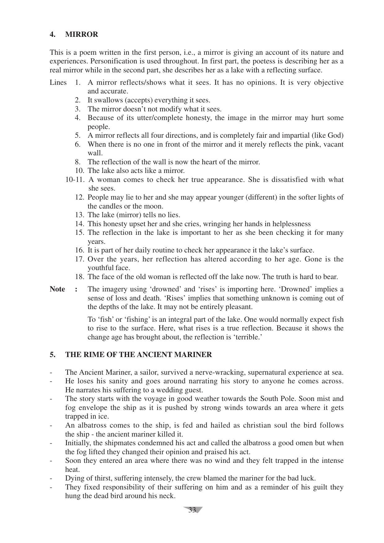 CBSE Worksheets for Class 10 English Assignment 11 - Page 33
