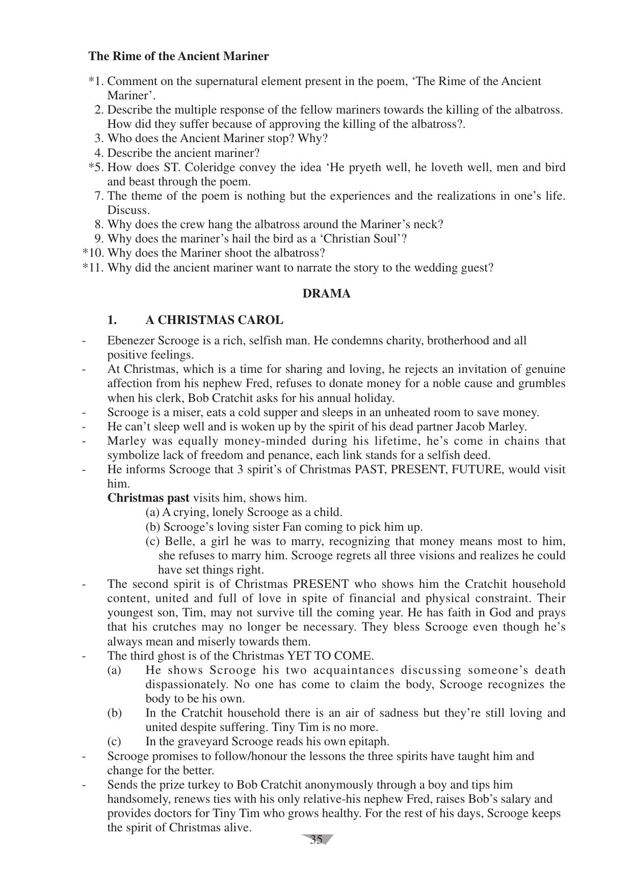 CBSE Worksheets for Class 10 English Assignment 11 - Page 35