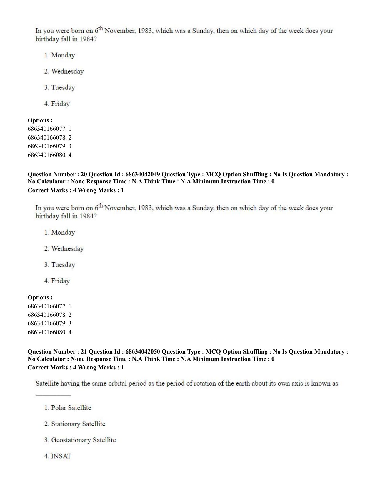 CUET PG 2023: ACQP12 – Jyotish -Ganit (BHU) (Eng) Shift 3 (30-06-2023) Question Paper - Page 30