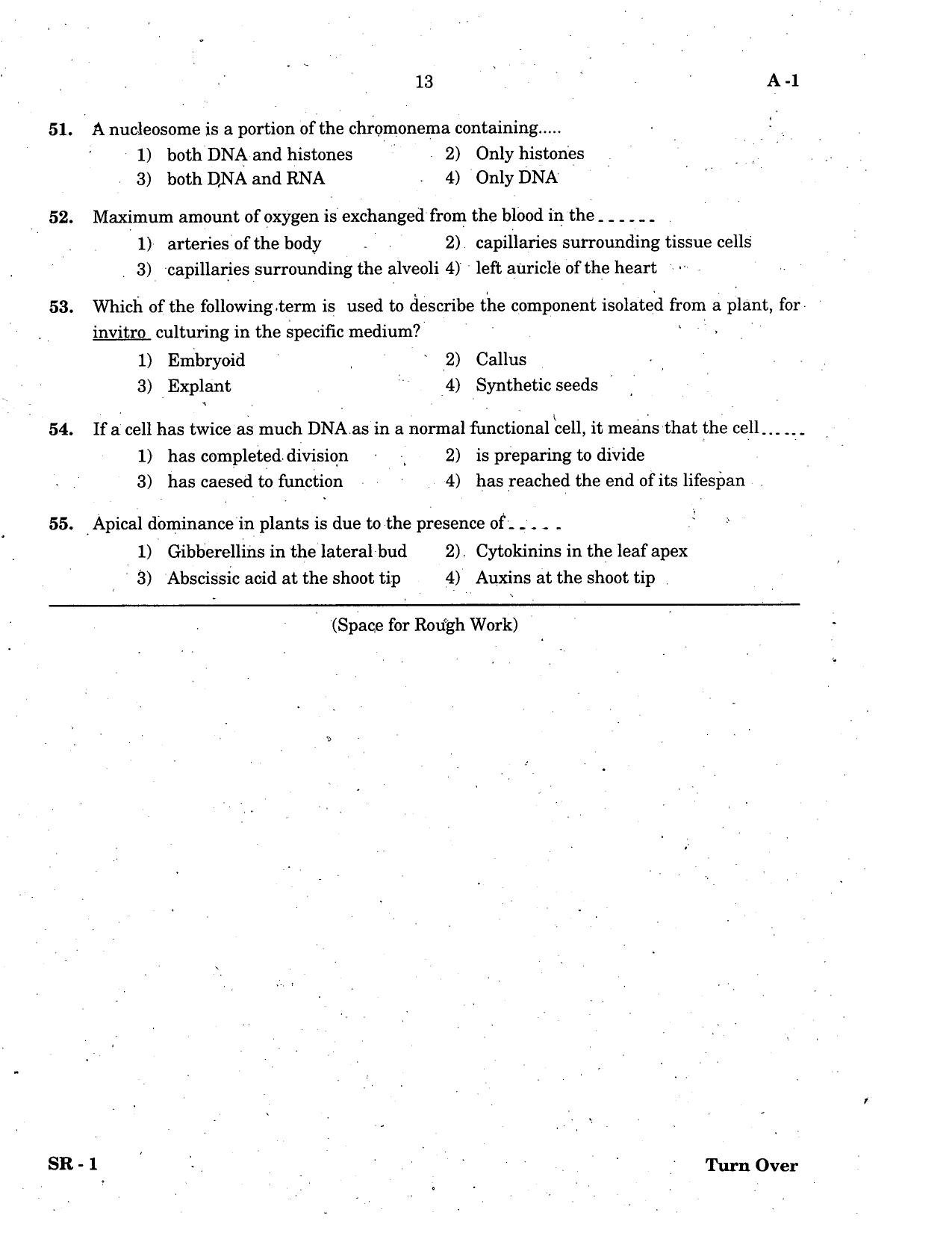 KCET Biology 2005 Question Papers - Page 13