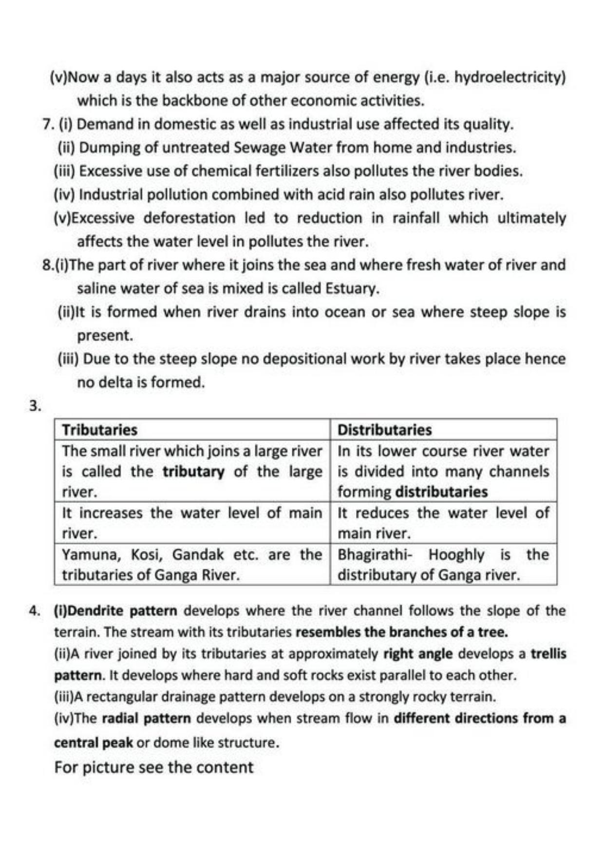 Class 9 Notes, Question & Practice Paper - Geography (Topic 3 : Drainage) - Page 11