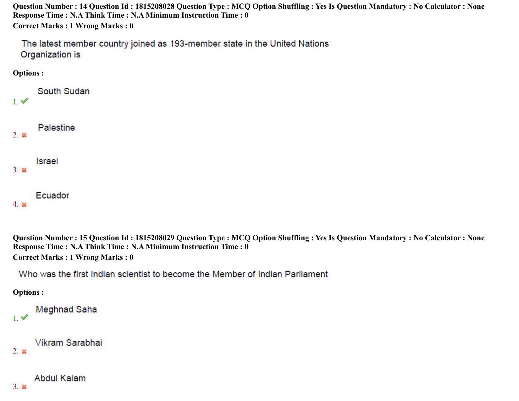 TS CPGET 2023 M Sc Psychology (5 years Integrated) Shift 3 Question Paper with Answer Key - Page 10