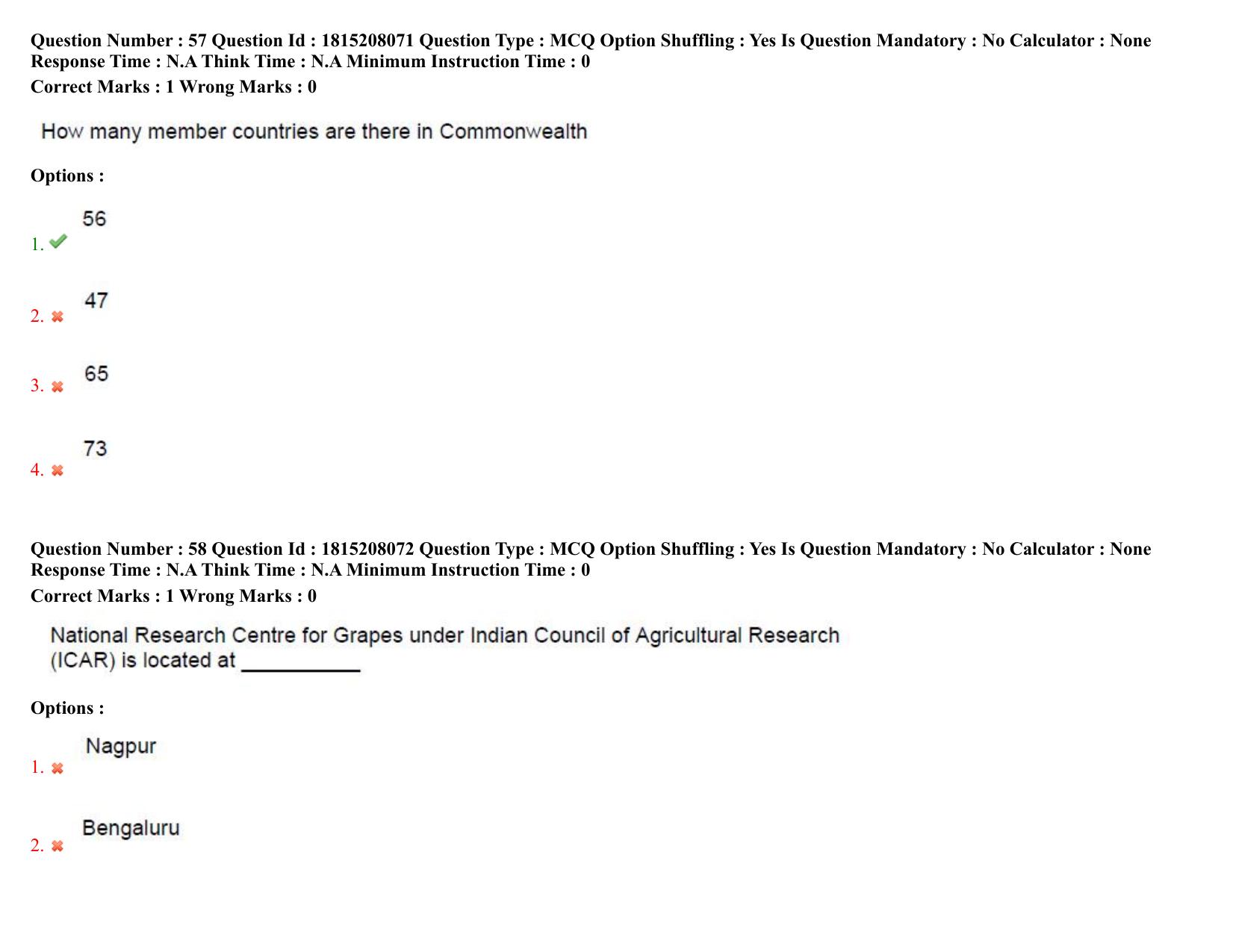 TS CPGET 2023 M Sc Psychology (5 years Integrated) Shift 3 Question Paper with Answer Key - Page 34