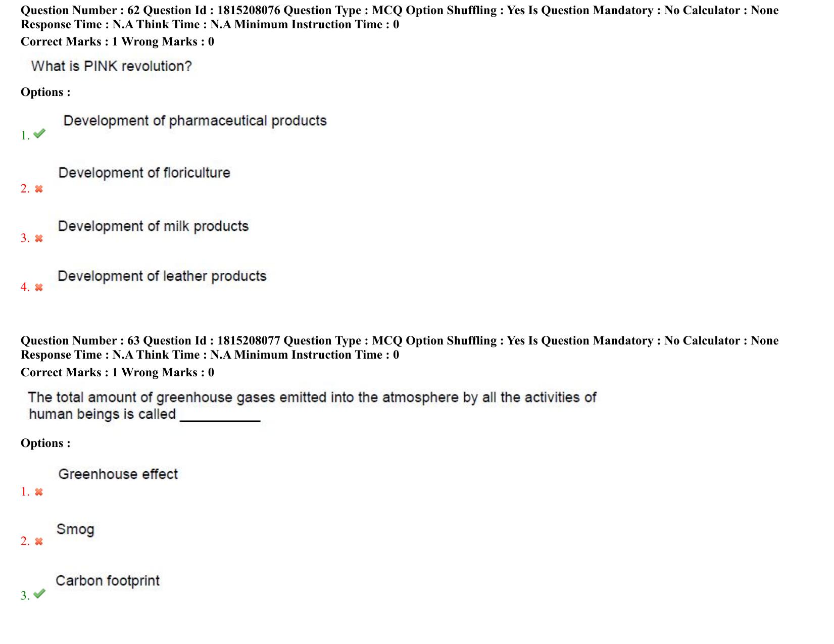TS CPGET 2023 M Sc Psychology (5 years Integrated) Shift 3 Question Paper with Answer Key - Page 37