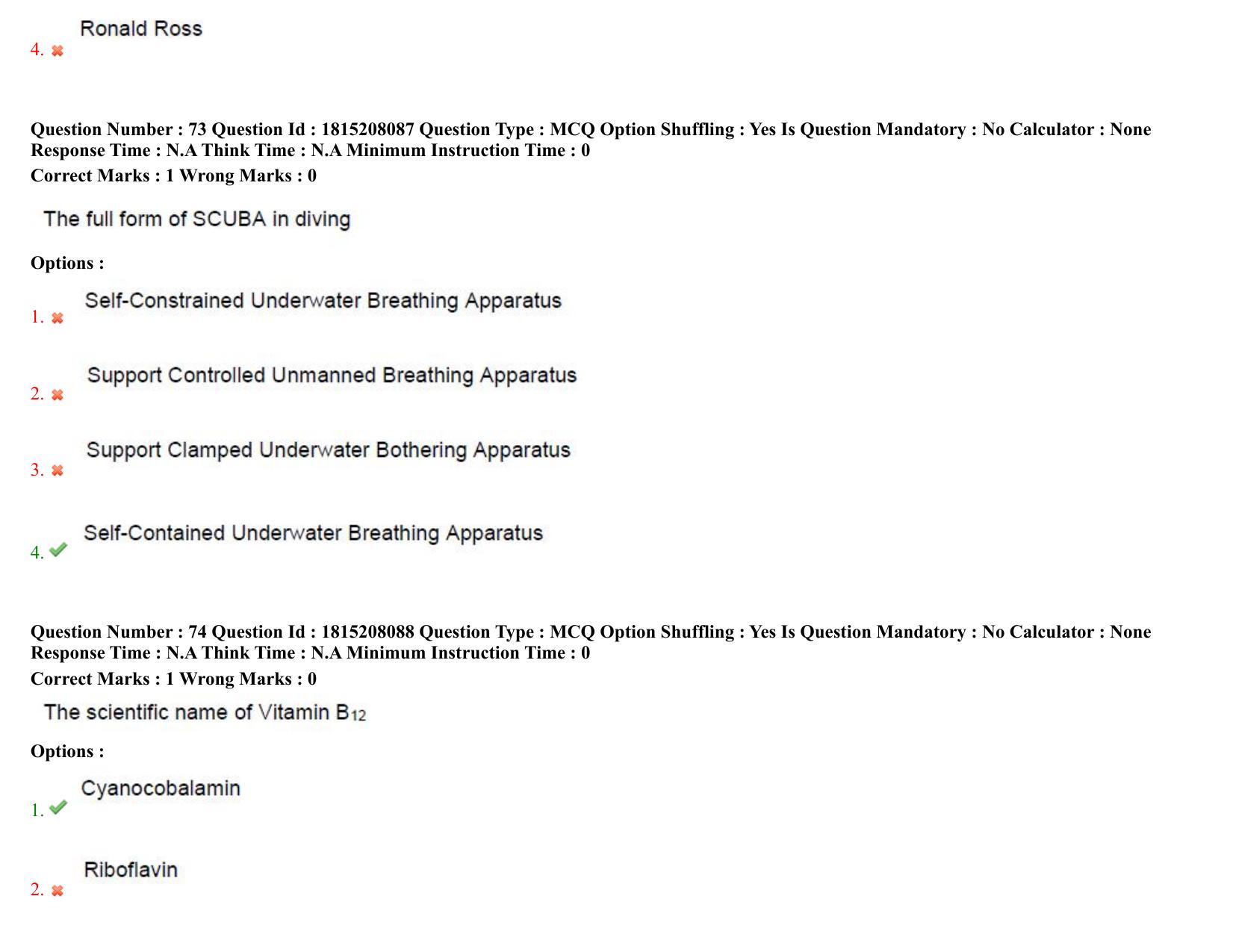 TS CPGET 2023 M Sc Psychology (5 years Integrated) Shift 3 Question Paper with Answer Key - Page 43