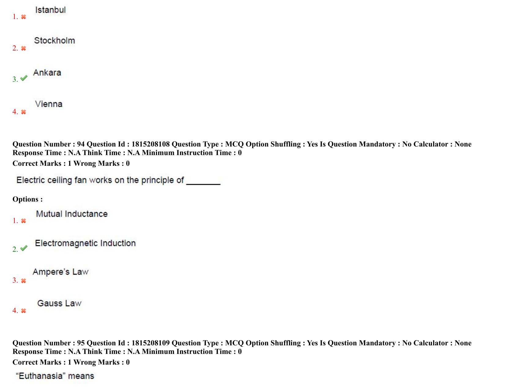 TS CPGET 2023 M Sc Psychology (5 years Integrated) Shift 3 Question Paper with Answer Key - Page 54