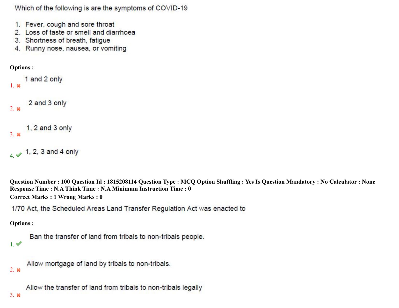 TS CPGET 2023 M Sc Psychology (5 years Integrated) Shift 3 Question Paper with Answer Key - Page 57