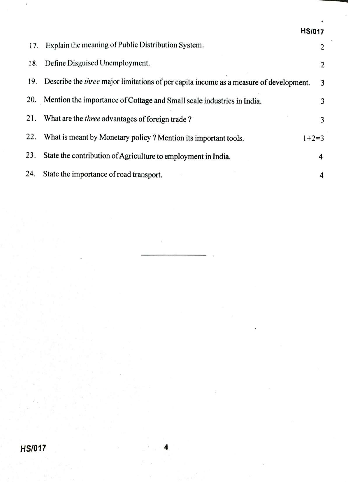 MBSE HSLC/Class 10 2022 Question Paper - Page 16