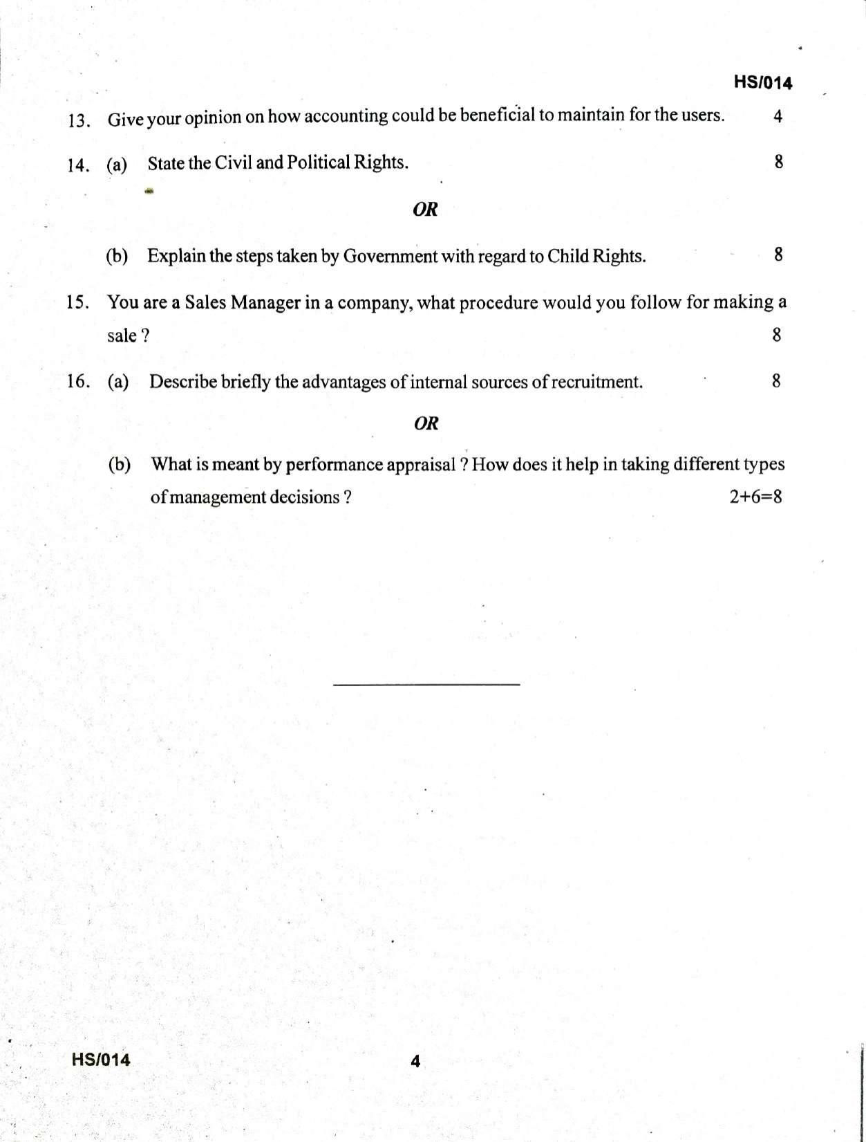 MBSE HSLC/Class 10 2022 Question Paper - Page 20
