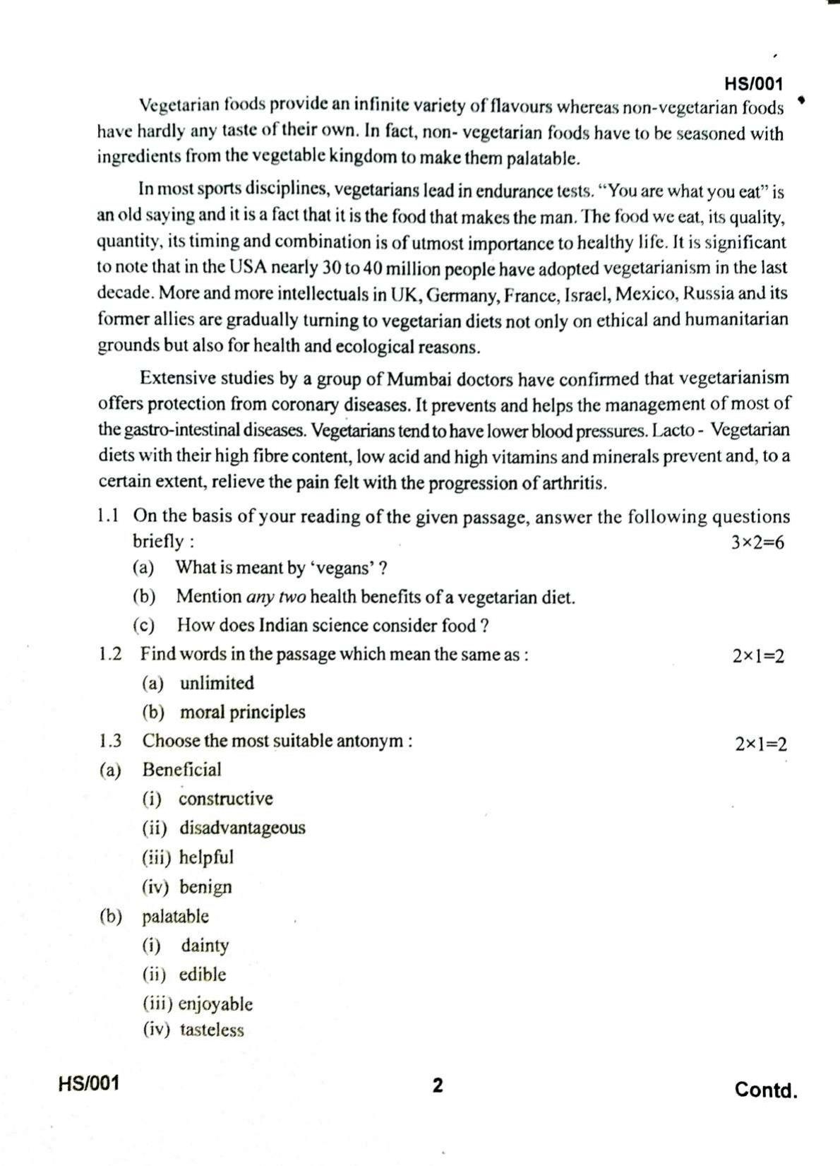 MBSE HSLC/Class 10 2022 Question Paper - Page 22
