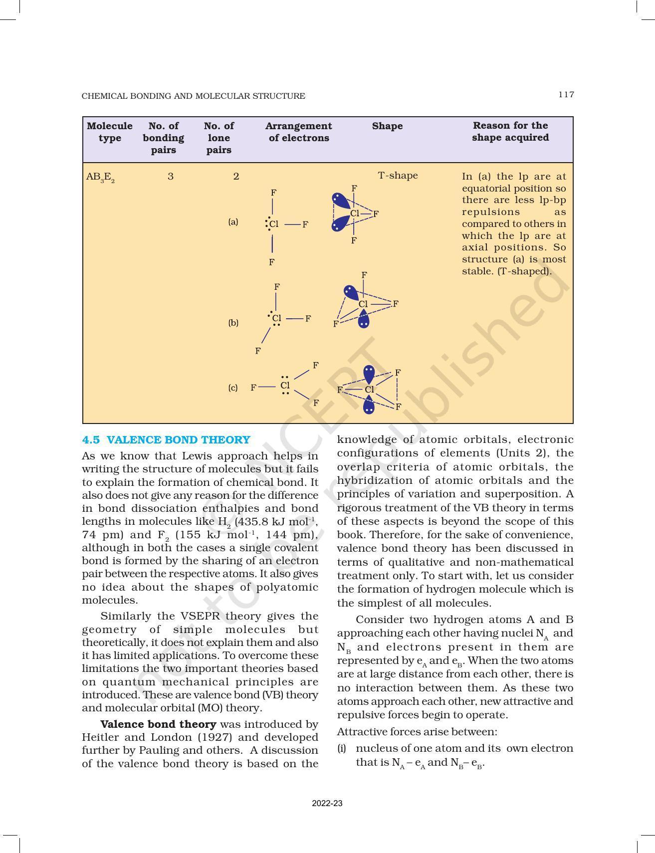 NCERT Book for Class 11 Chemistry Chapter 4 Chemical Bonding and Molecular Structure - Page 18