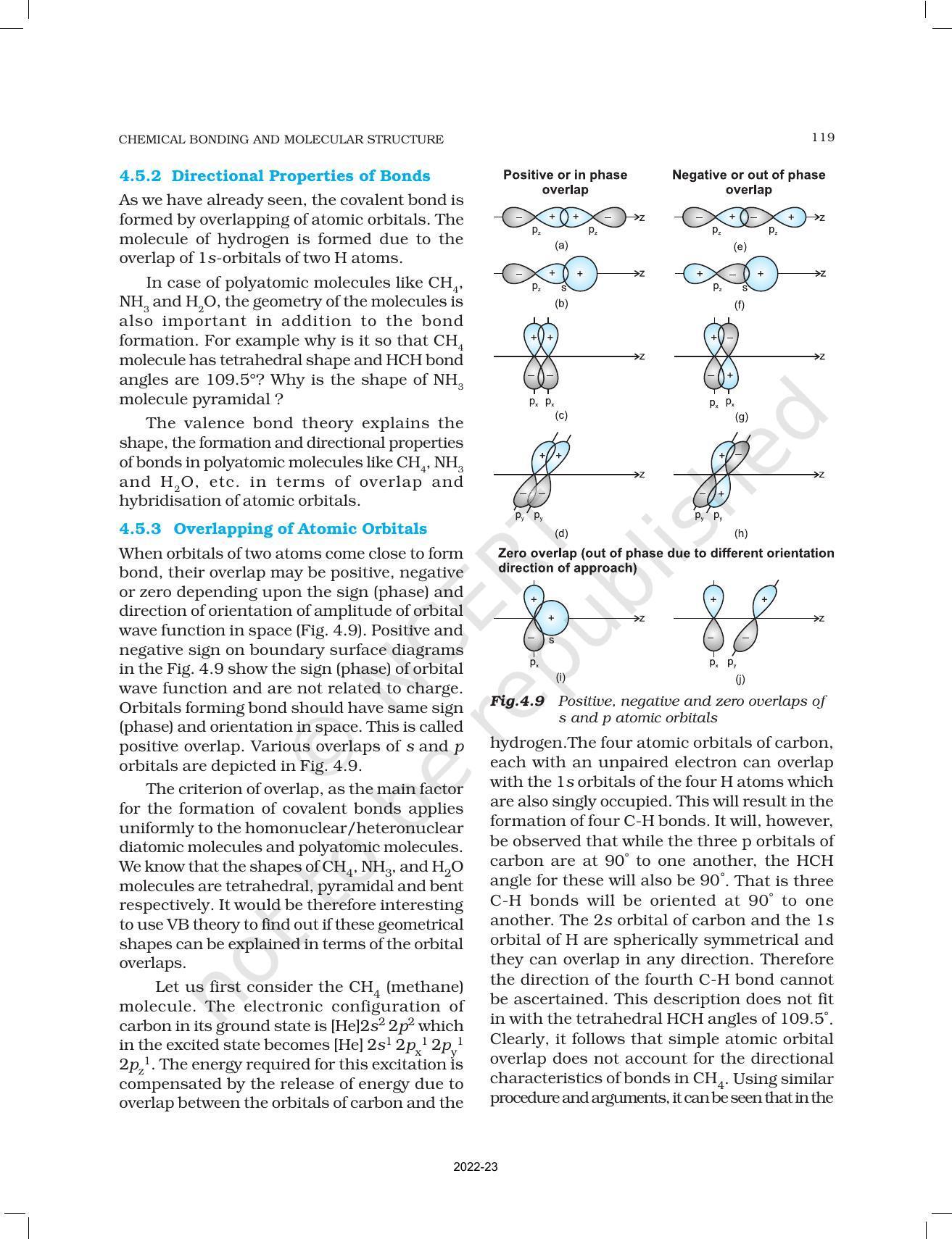 NCERT Book for Class 11 Chemistry Chapter 4 Chemical Bonding and Molecular Structure - Page 20