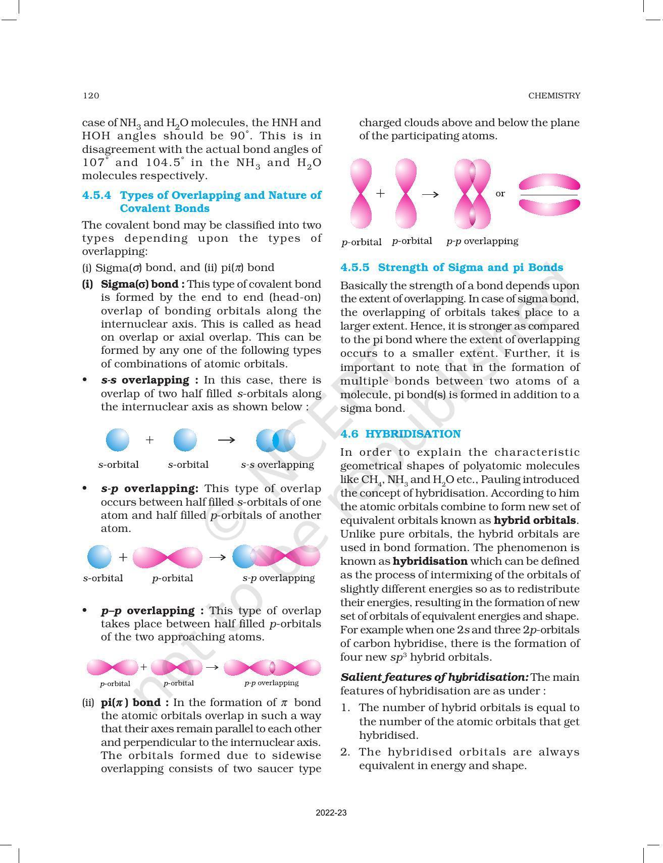 NCERT Book for Class 11 Chemistry Chapter 4 Chemical Bonding and Molecular Structure - Page 21