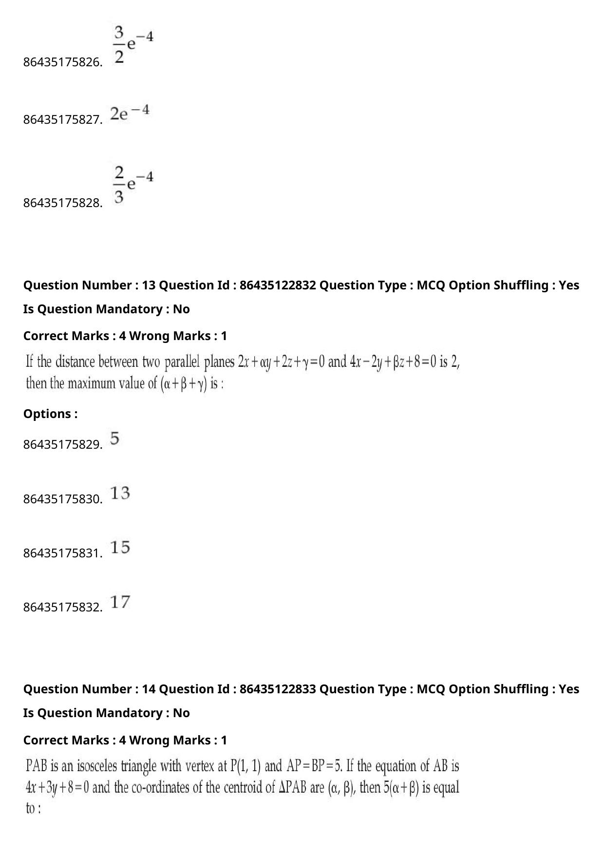 JEE Mains 2021: BTech (Shift 1) 02-09-2021 Question Paper - Page 9