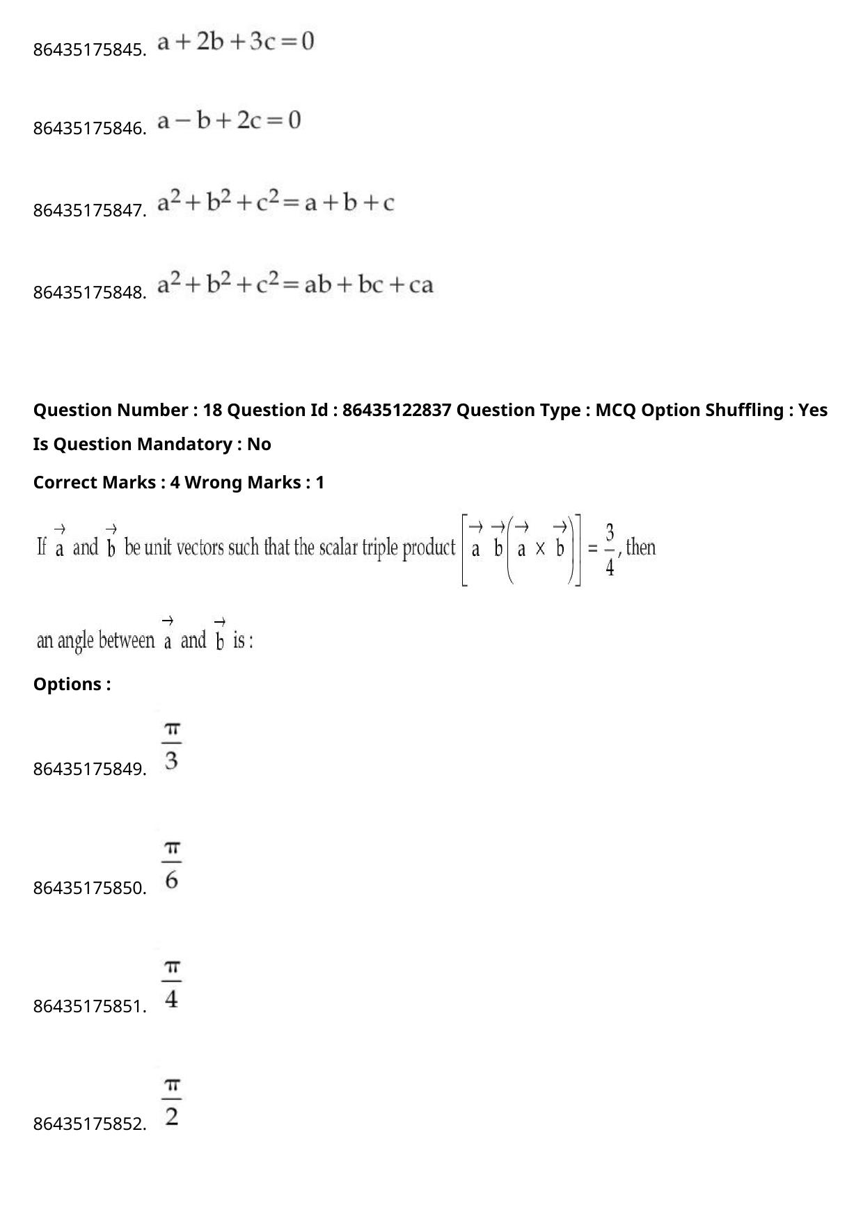 JEE Mains 2021: BTech (Shift 1) 02-09-2021 Question Paper - Page 12